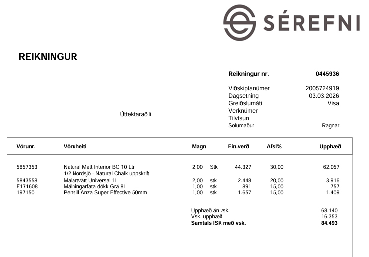 SELT/SOLDNordsjö lakk - nýtt - ónotað - 19 lítrar - fallega ljós 7