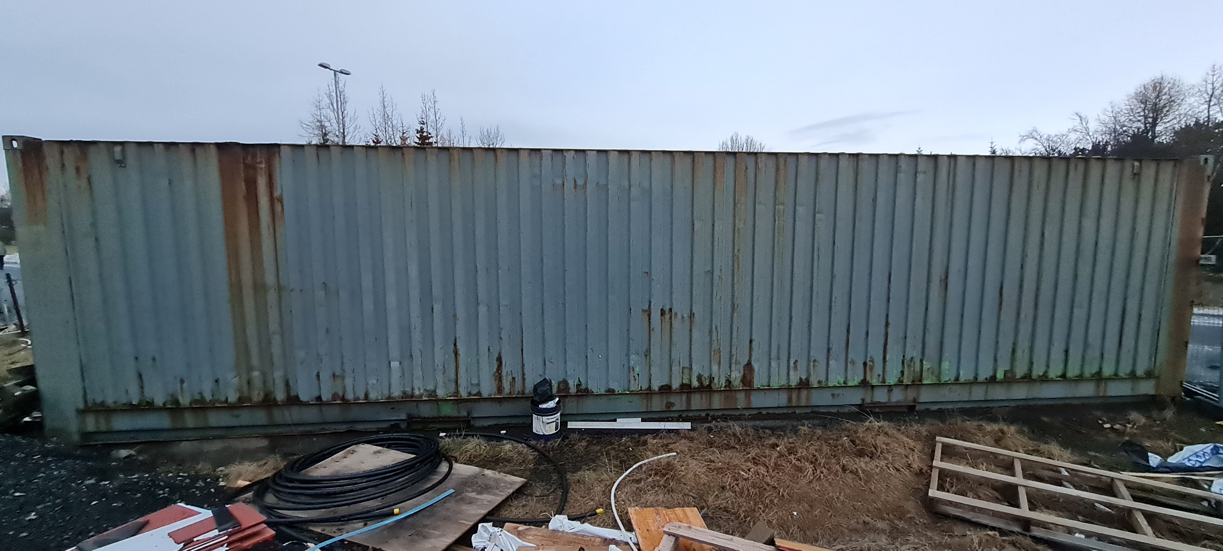 SELT / SOLD - Gámur nr. 3 - 40 fet. háþekja