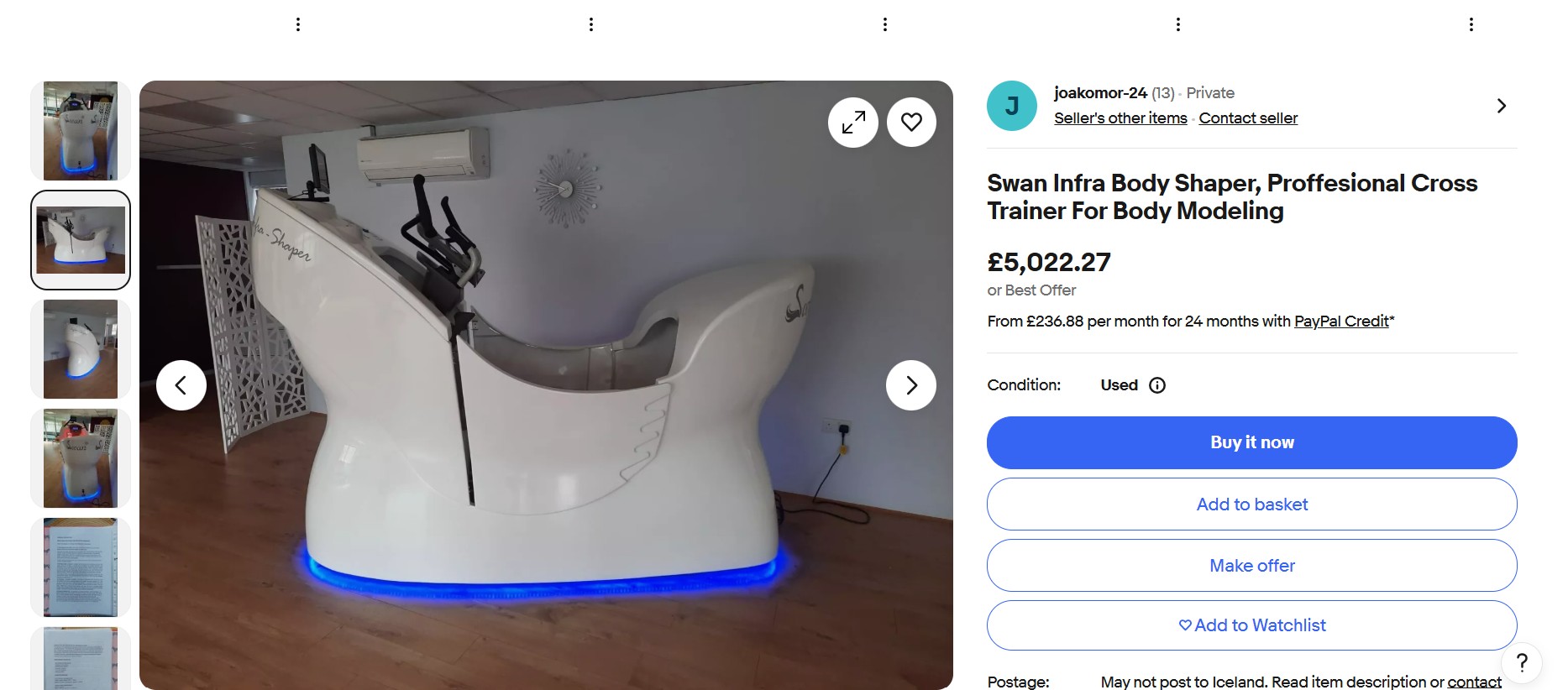 SELT / SOLD Infrared æfingatæki / æfingahjól - líkamsræktartæki 15