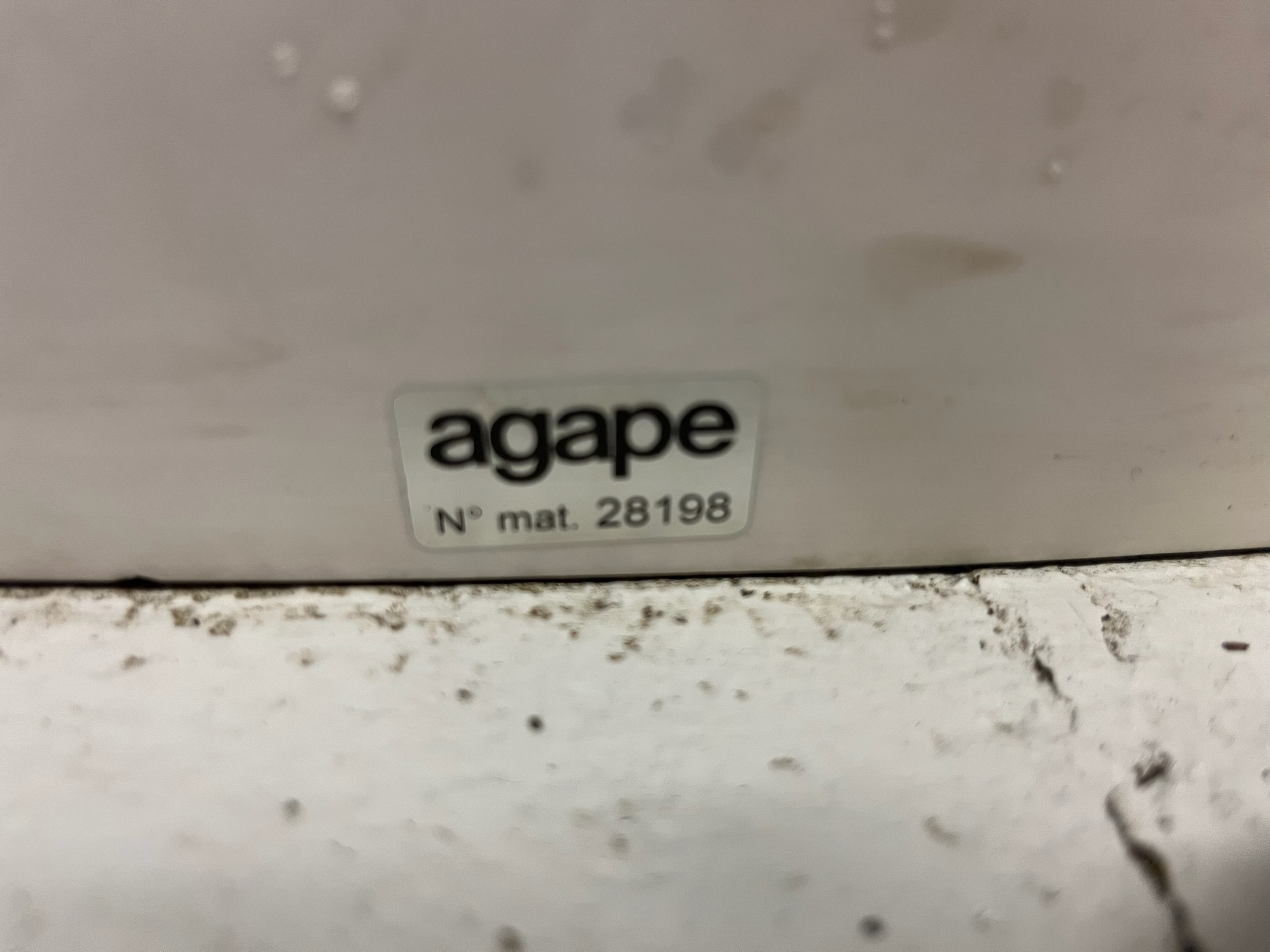 SELT / SOLD Agape frístandandi vaskur - handlaug 5