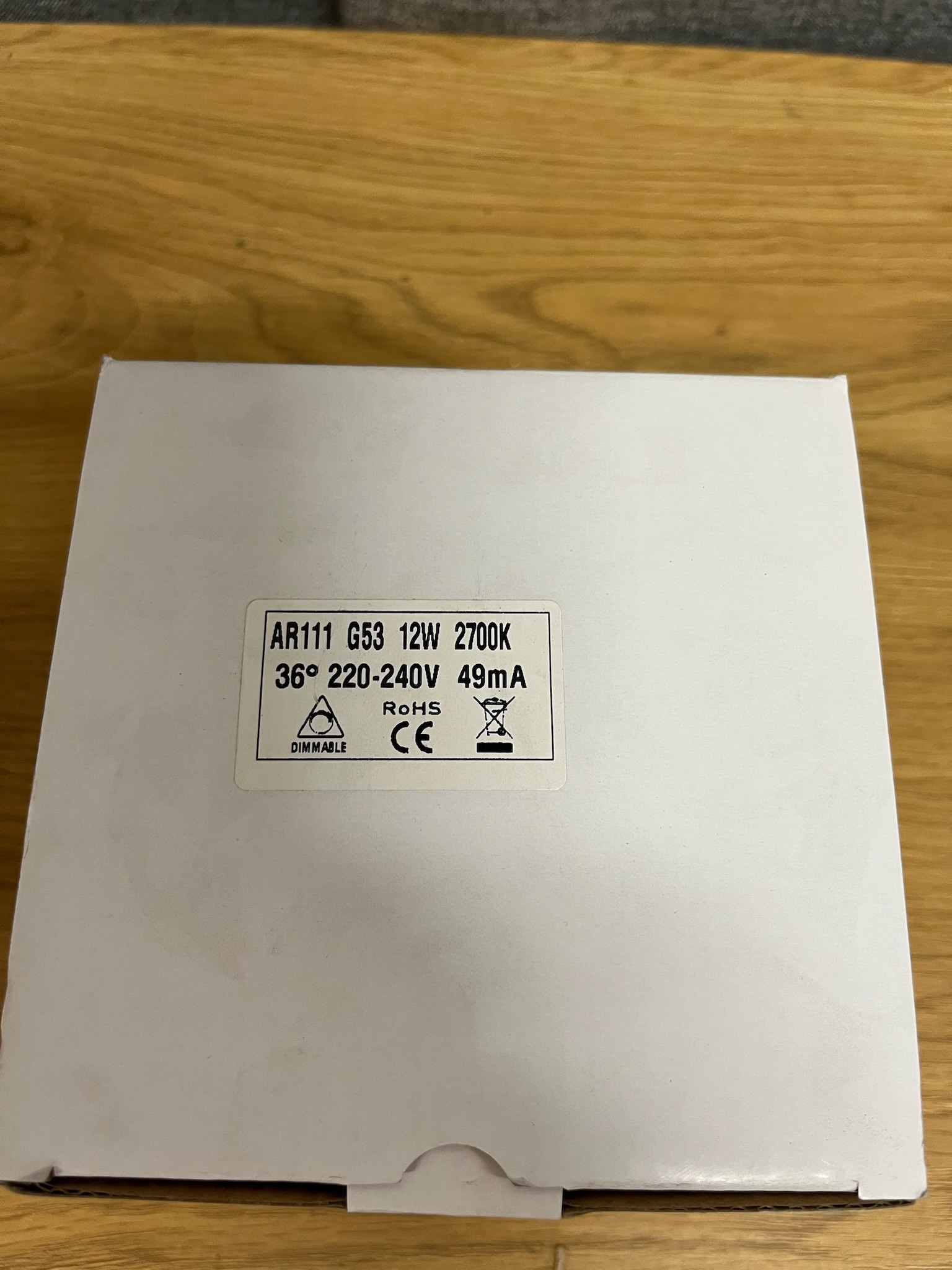 LED G53 AR111 12W loftljós, ónotuð (26 stk.) 5