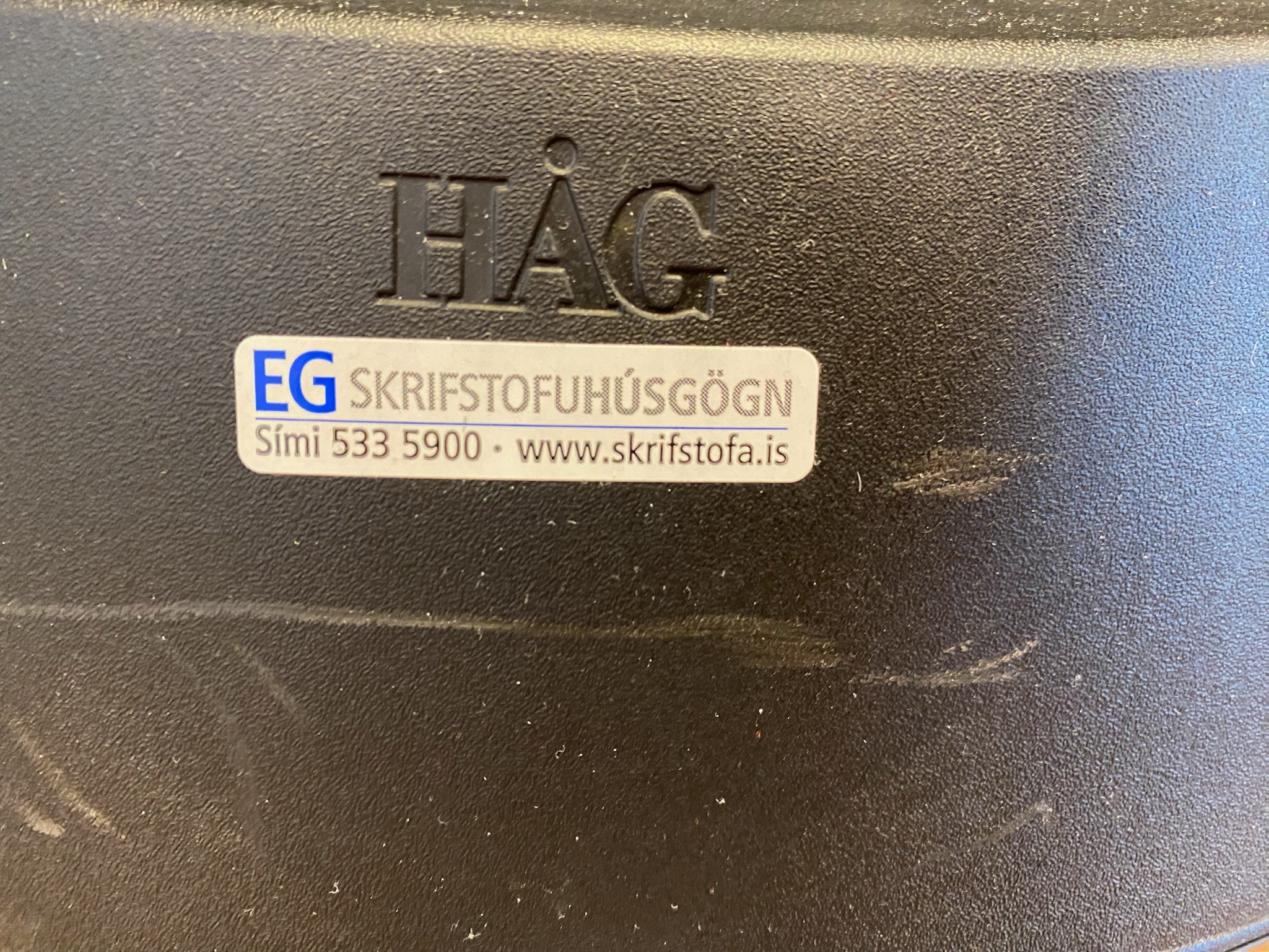 SELT / SOLD Håg Futu 1100 skrifstofustóll 9