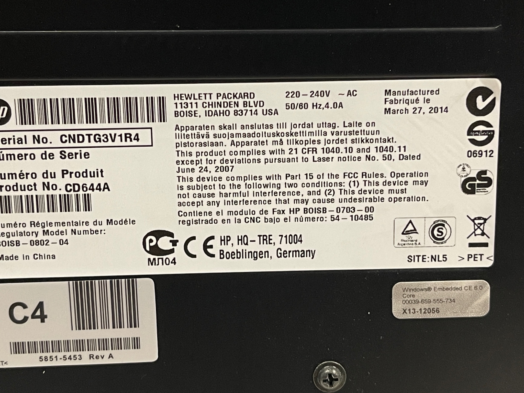 SELT-HP Laserjet 500 color M575 - 3 litahylki fylgja 12