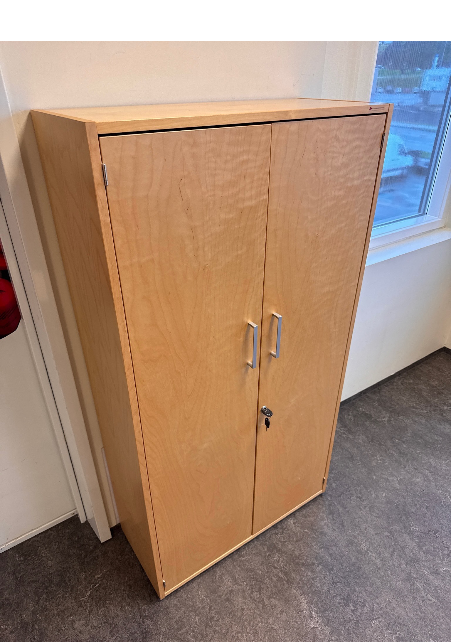 SELT / SOLD Skápar/ bókaskápar frá Á.Guðmundsson, H155 x B80 x D35 sm.