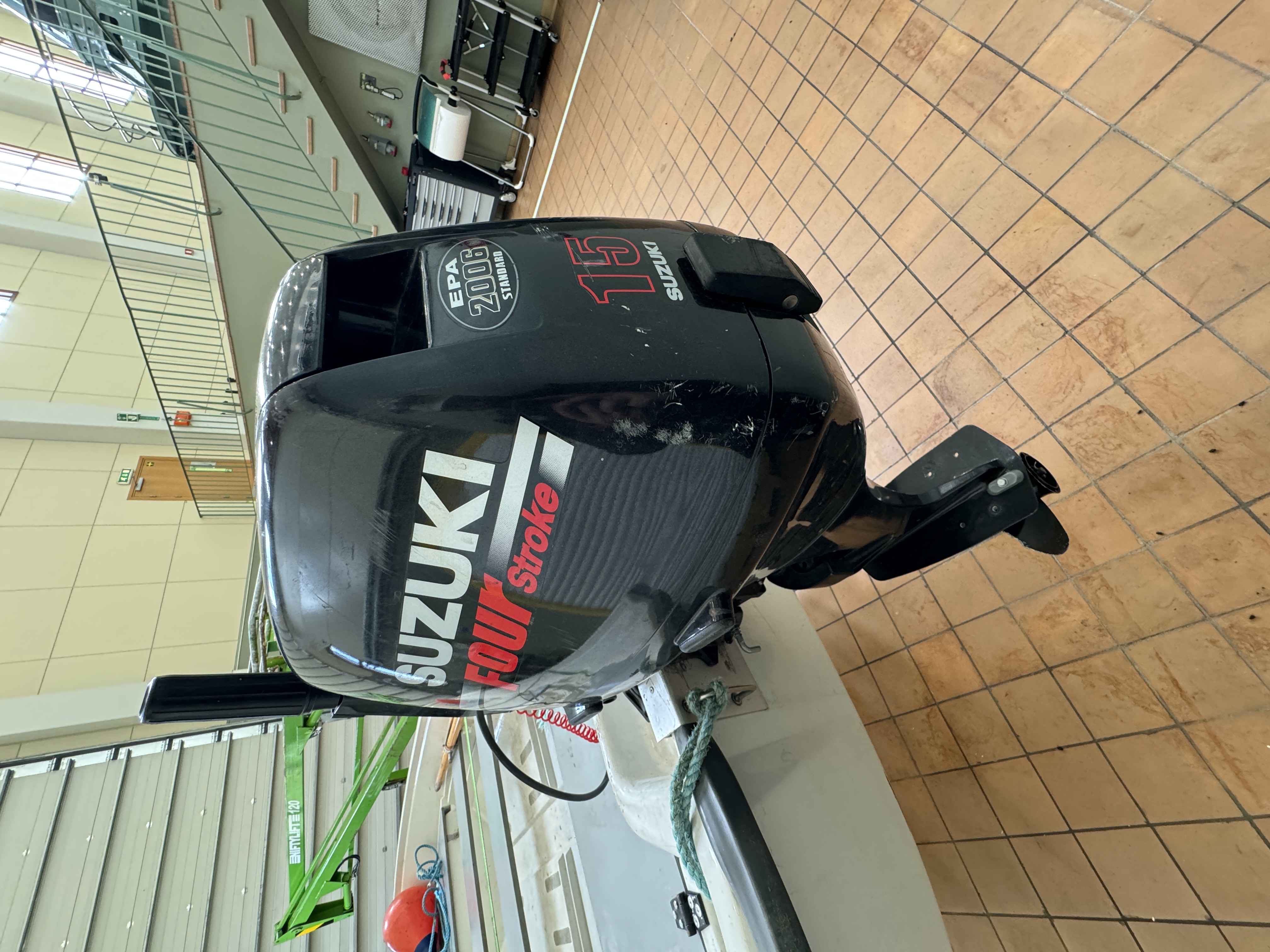 SELT / SOLD - Terhi 440 Plastbátur 15hp Suzuki mótor og kerra 3