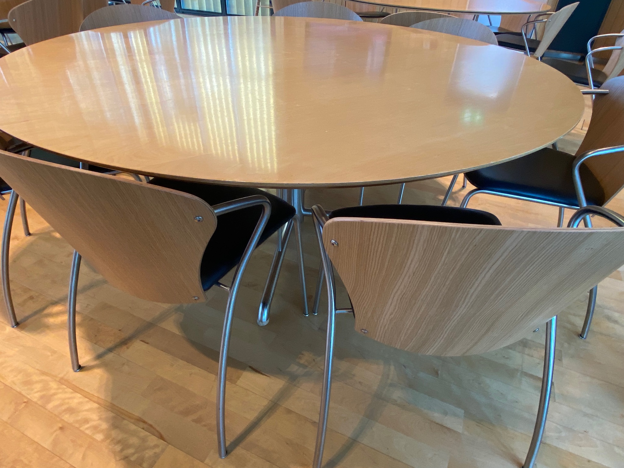SELT / SOLD Hringplötur, hringborðsplötur B180 x Þ3 sm. - Alþingi (6 stk.) 3