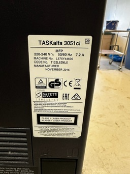 Kyocera prentari TASKalfa 3051ci 13