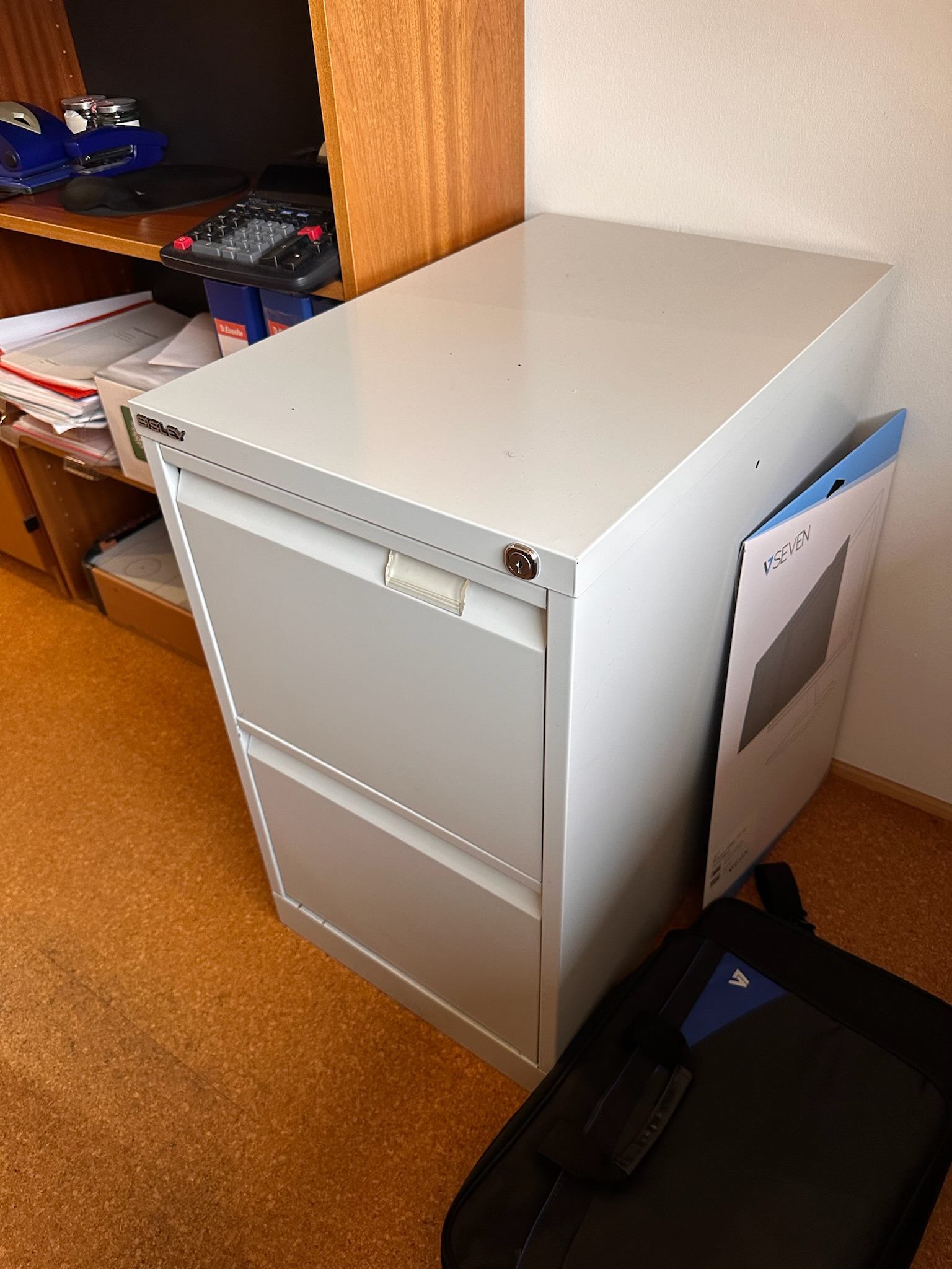 SELT / SOLD Bisley skjalaskápur 3