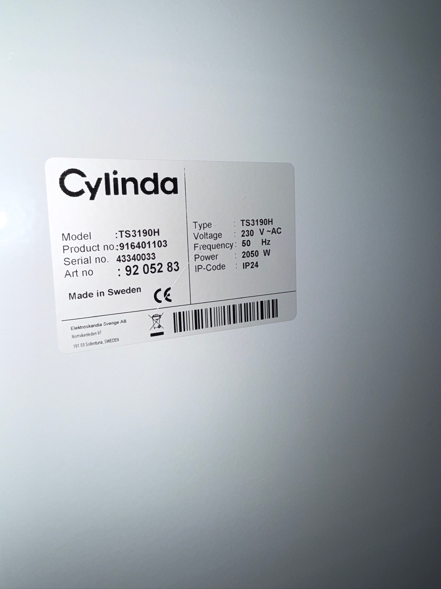 SELT / SOLD Cylinda þurrkskápur frá Elko 6