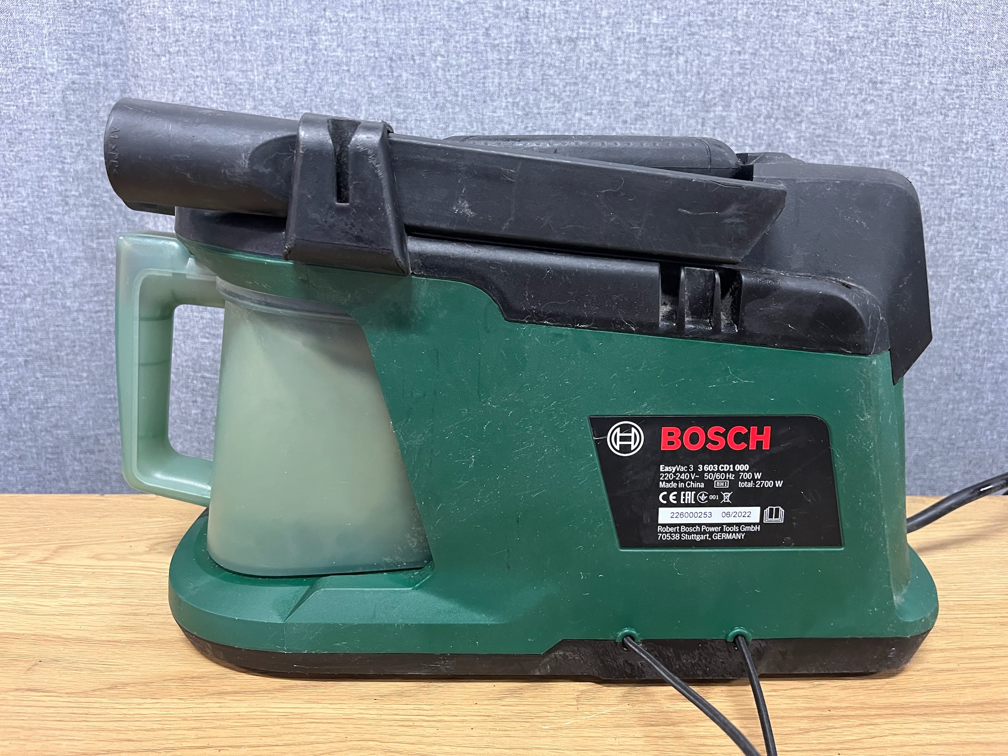 SELT / SOLD Bosch EasyVac 3 ryksuga frá Byko 3