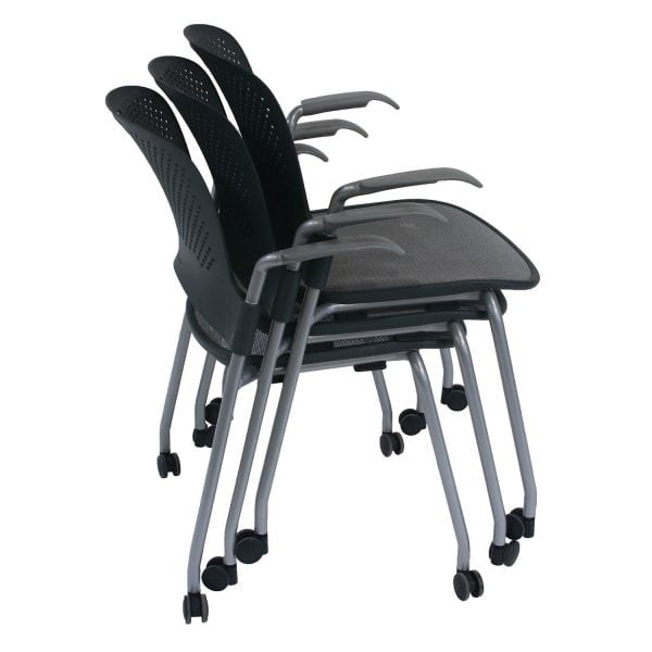 SELT / SOLD - Herman Miller Caper á hjólum, staflanlegur (12 stk.) 9