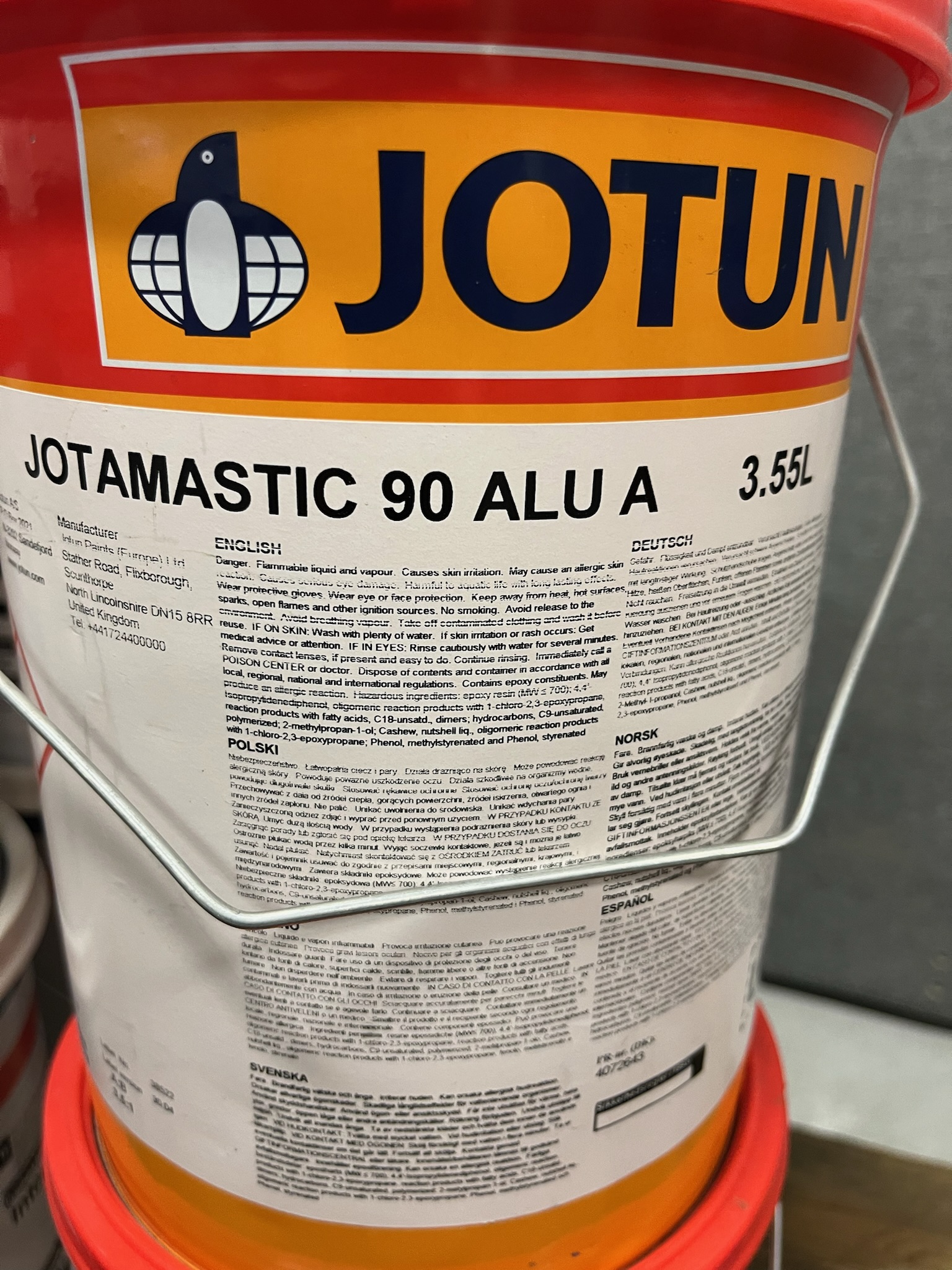 Jotun Jotamastic 90 Alu A - 3.55L - gólfmálning