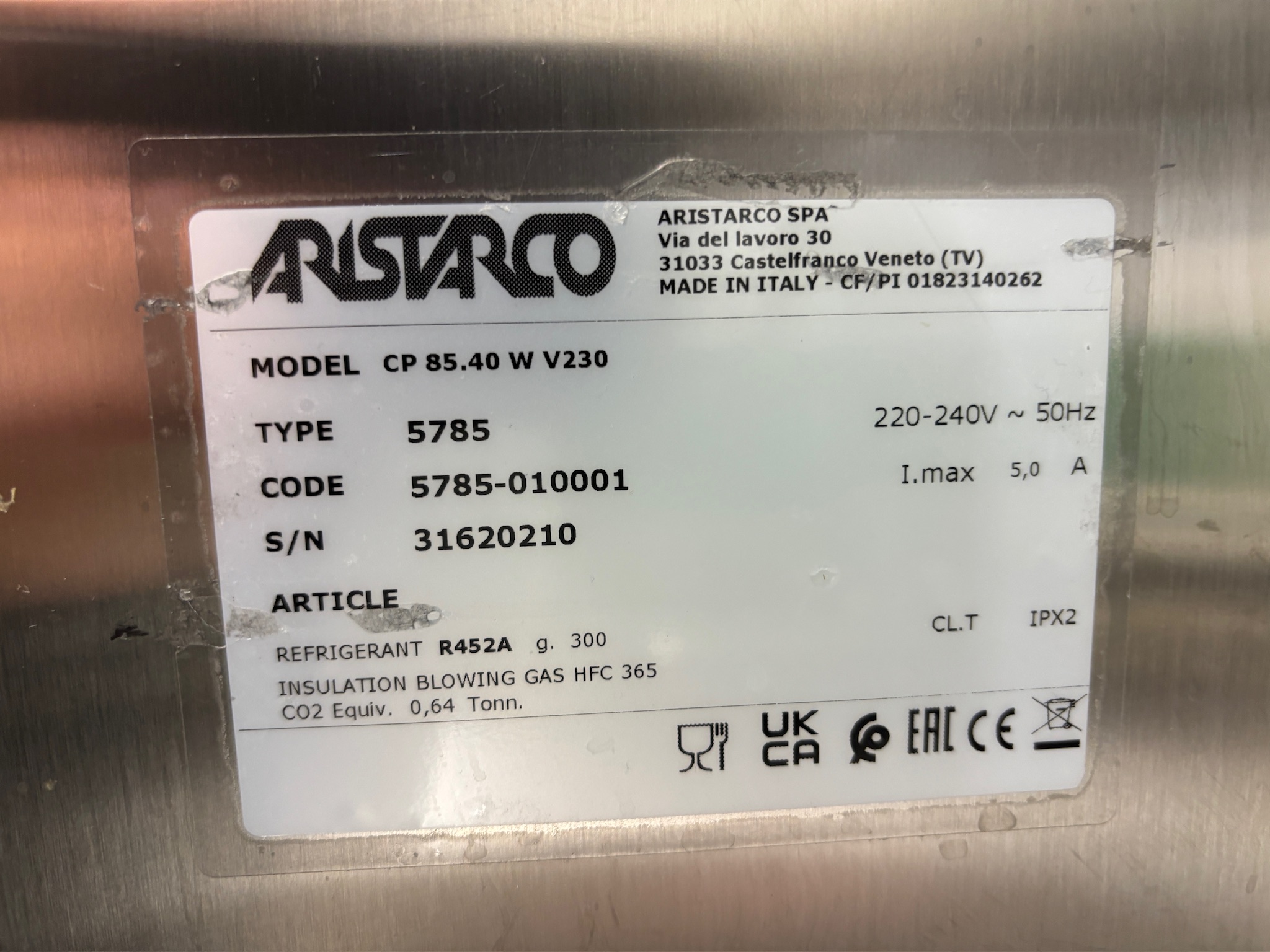 SELT / SOLD Aristarco Klakavél – 80kg / 40kg / 18gr 8
