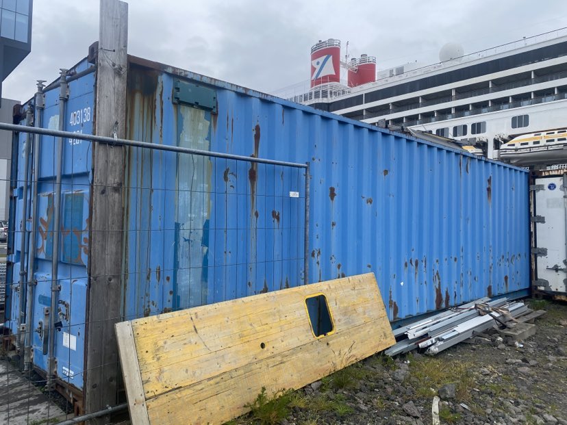 SELT / SOLD - Gámur 40 fet. Nr. 40313. m. ljós - Reykjavík 4