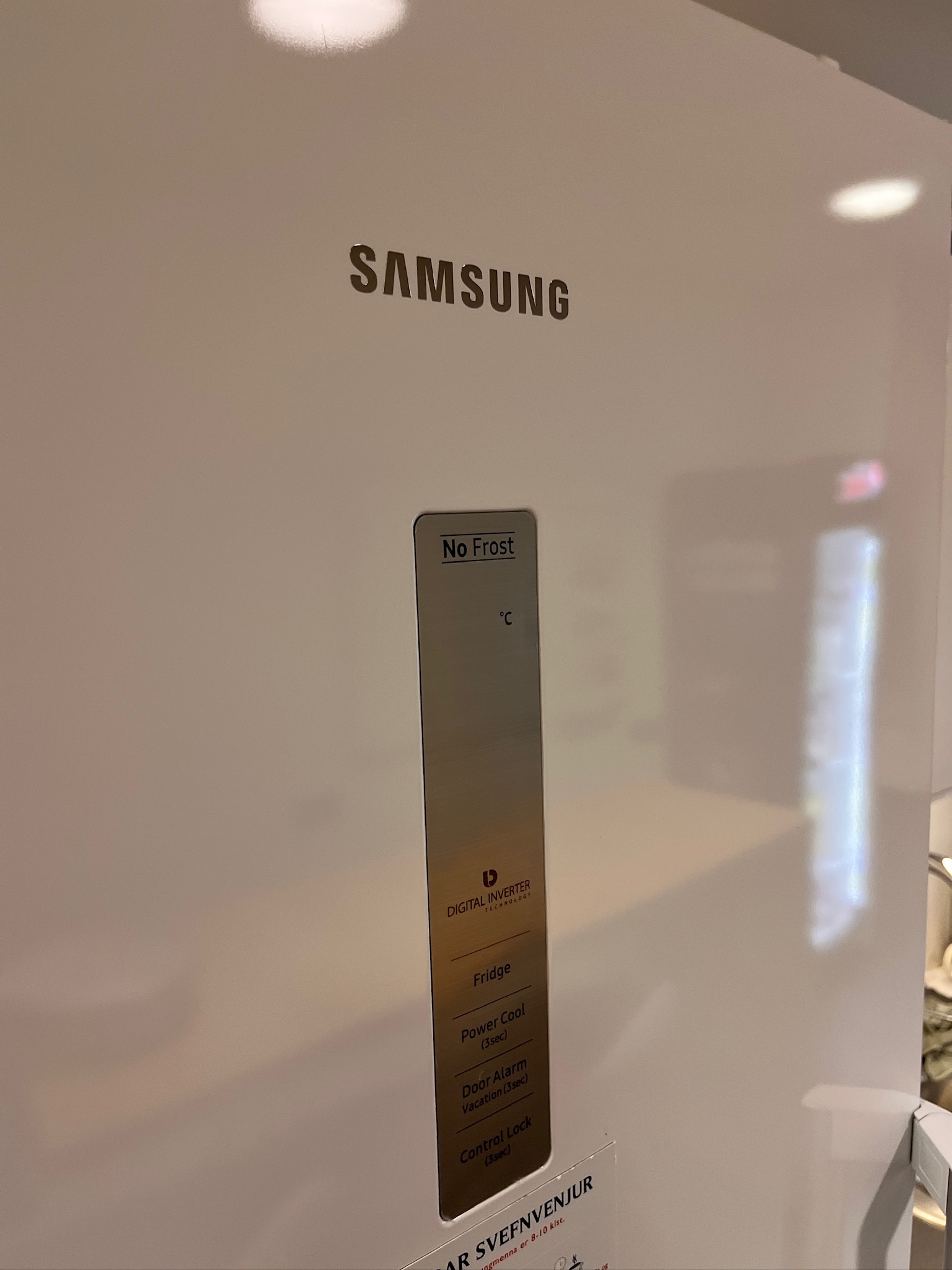 SELT / SOLD Samsung kæliskápur, H181sm. 3