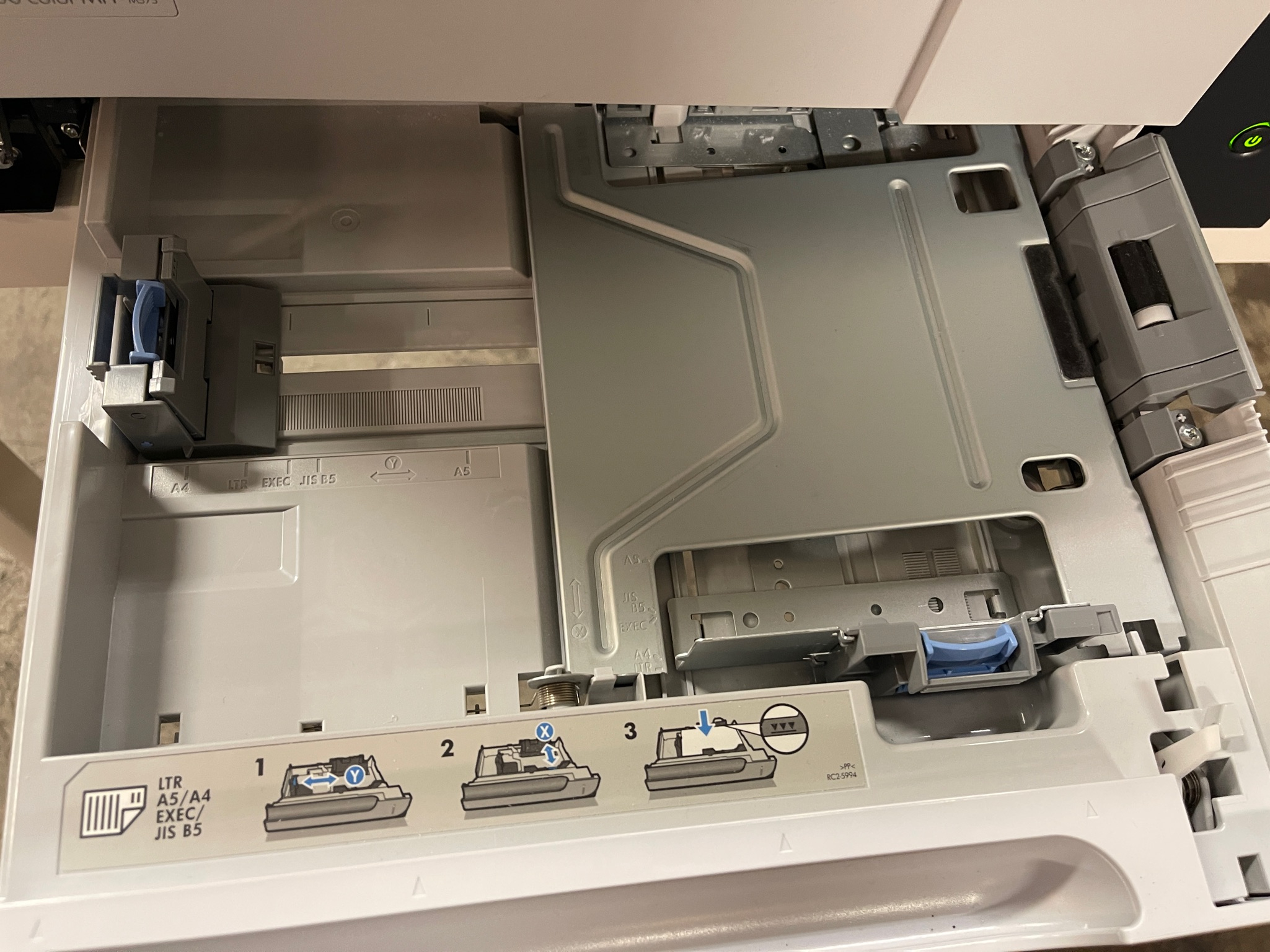 SELT / SOLD HP prentari Laserjet 500 color M575, 5 kassar af litahylkjum fylgja 7