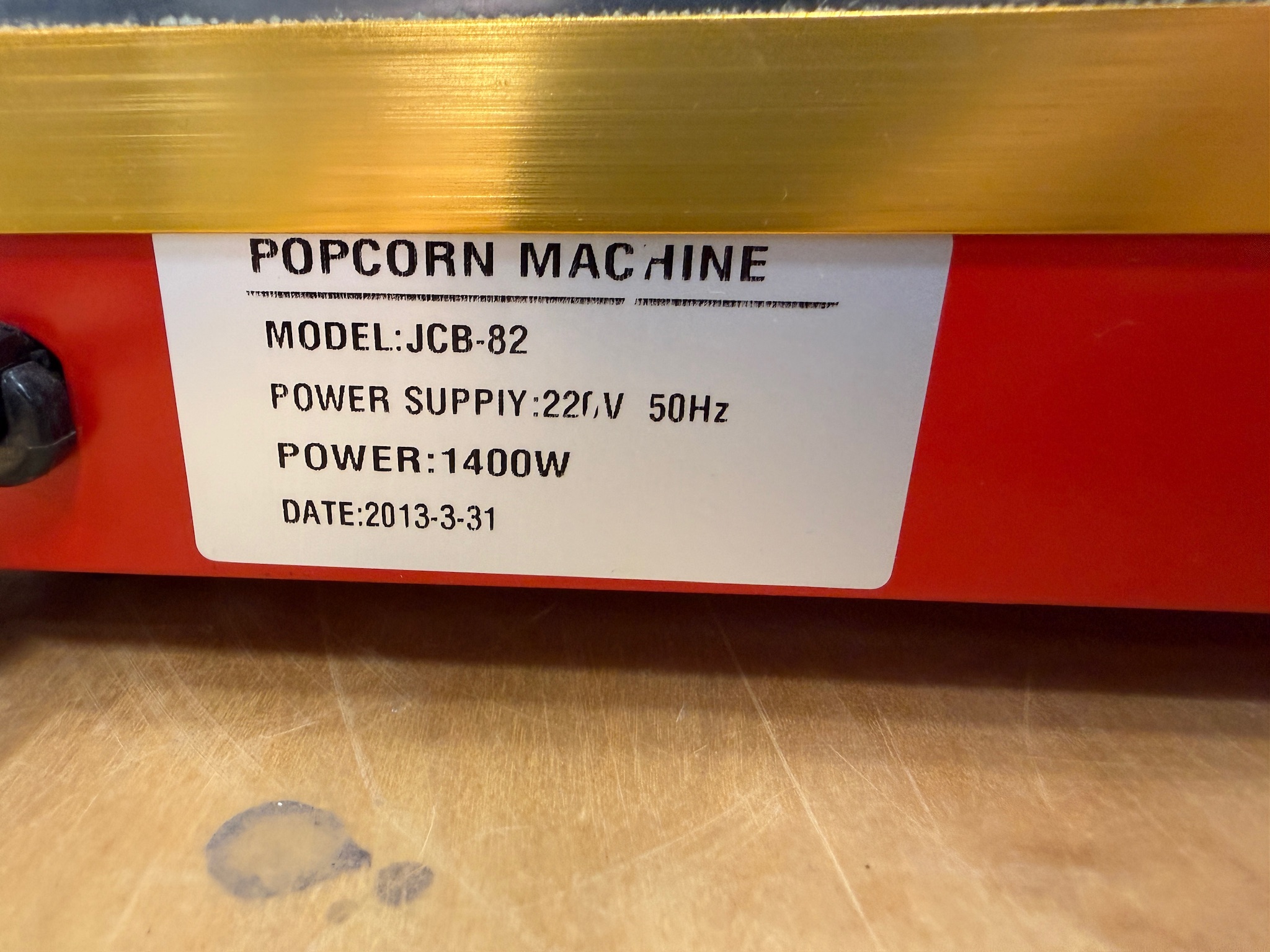 SELT / SOLD Ónotuð poppvél 8