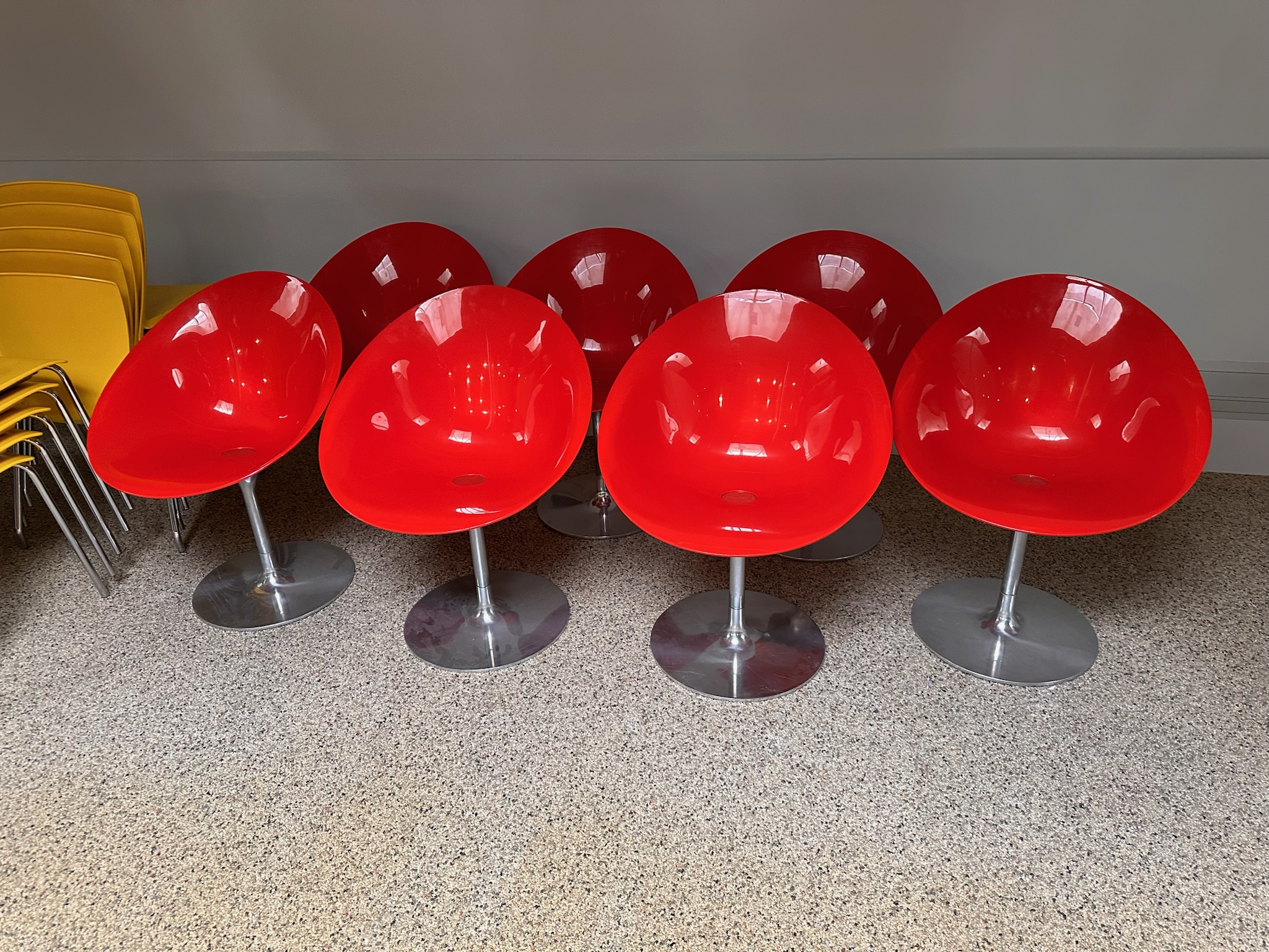 SELT / SOLD Kartell snúningsstóll / hönnunarstóll (6 stk.) 11