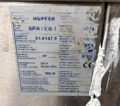 SELT / SOLD - Hupfer spa eb-1 - hitaborð 700w 2