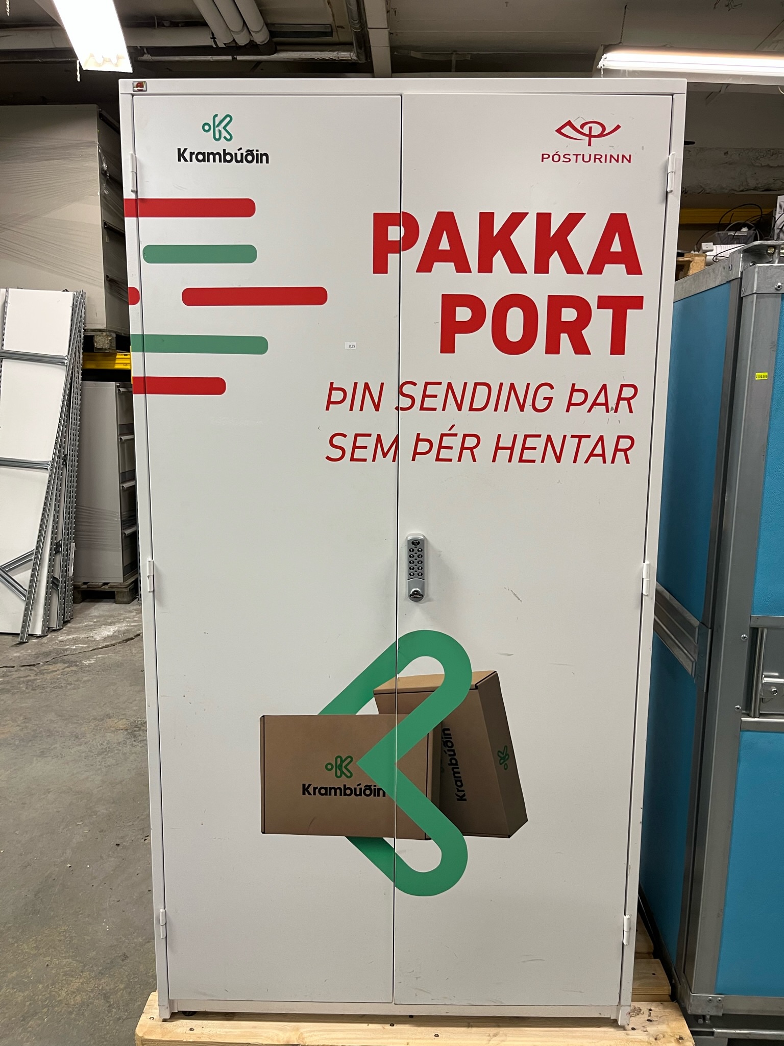 SELT / SOLD Flottur skjalaskápur - m.talnalæsingu 2