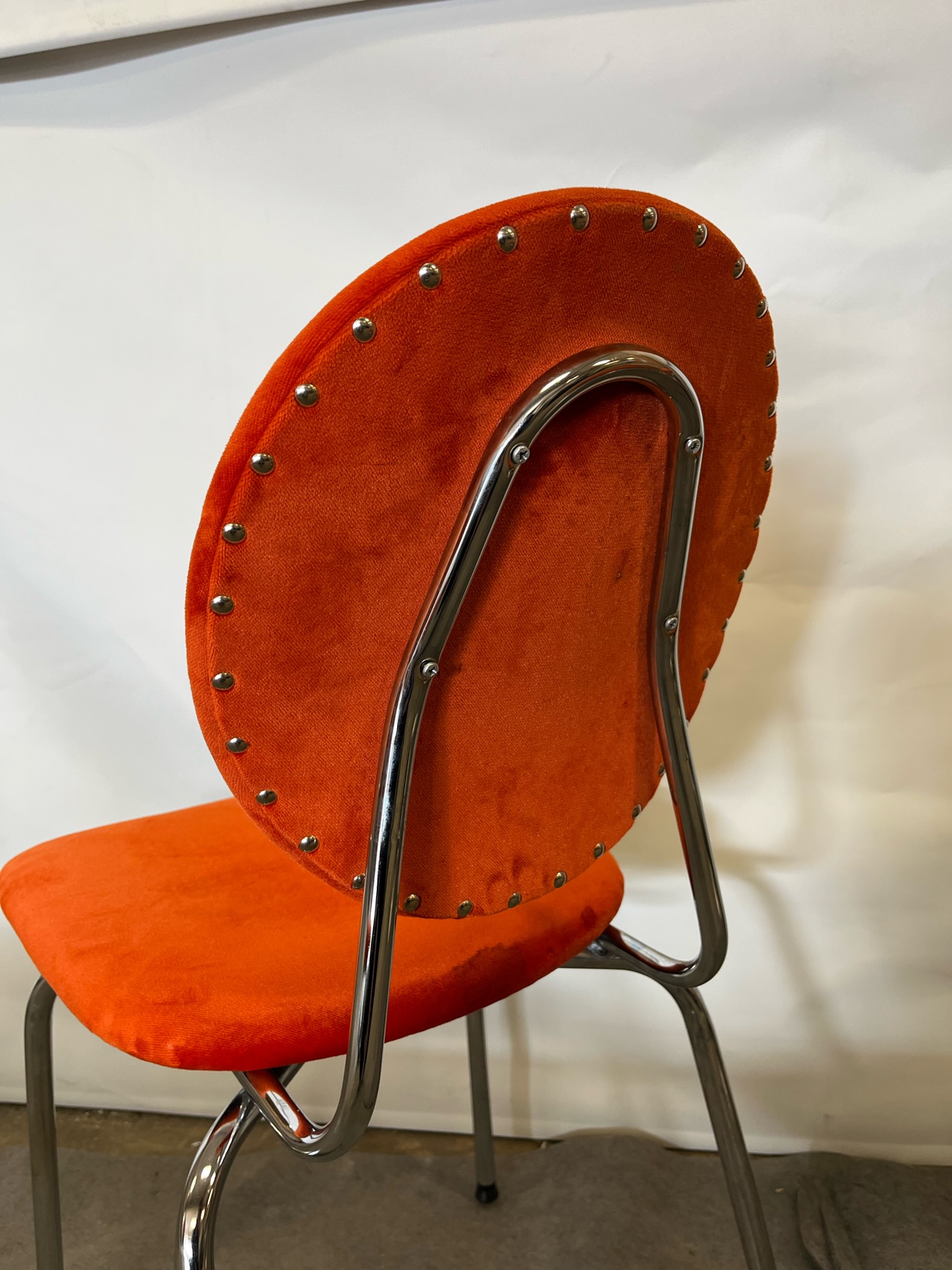 SELT / SOLD Eldhússtólar - velvet - Sóló - Stálhúsgögn 5