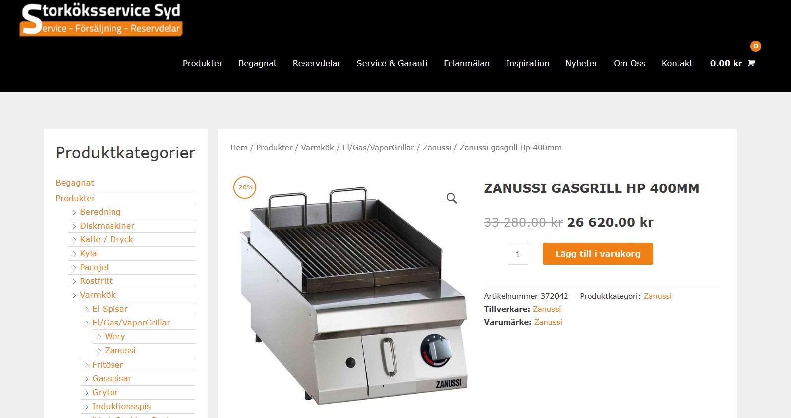 SELT / SOLD Zanussi gasgrill 6