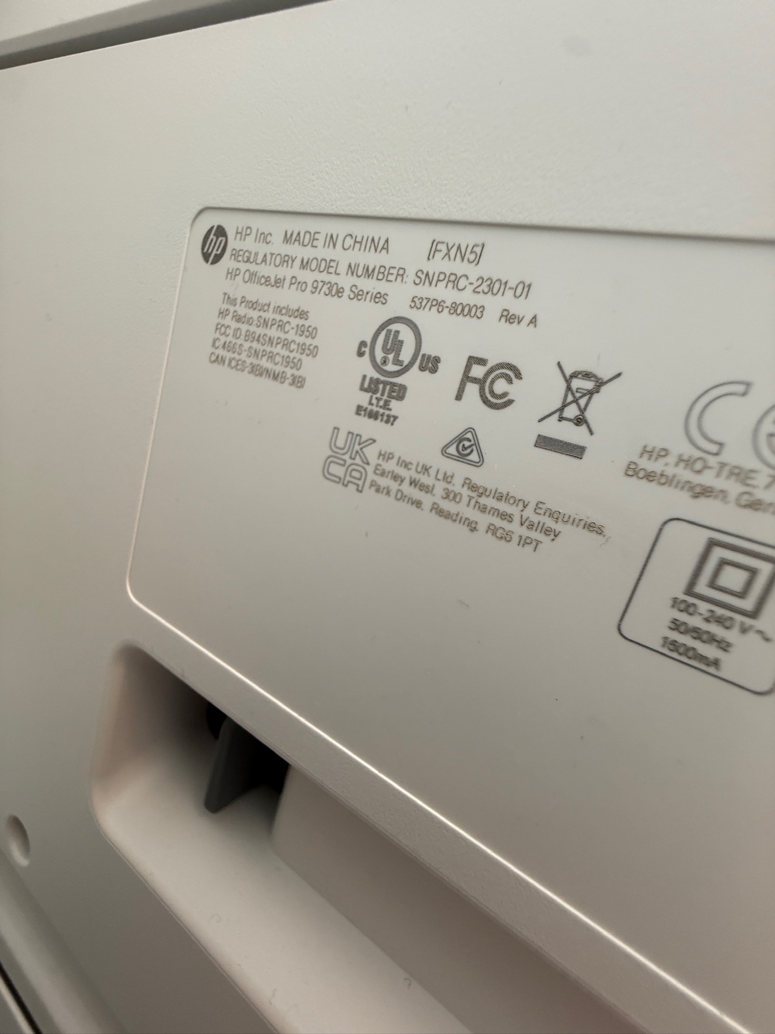 SELT / SOLD HP OfficeJet prentari frá OK 9