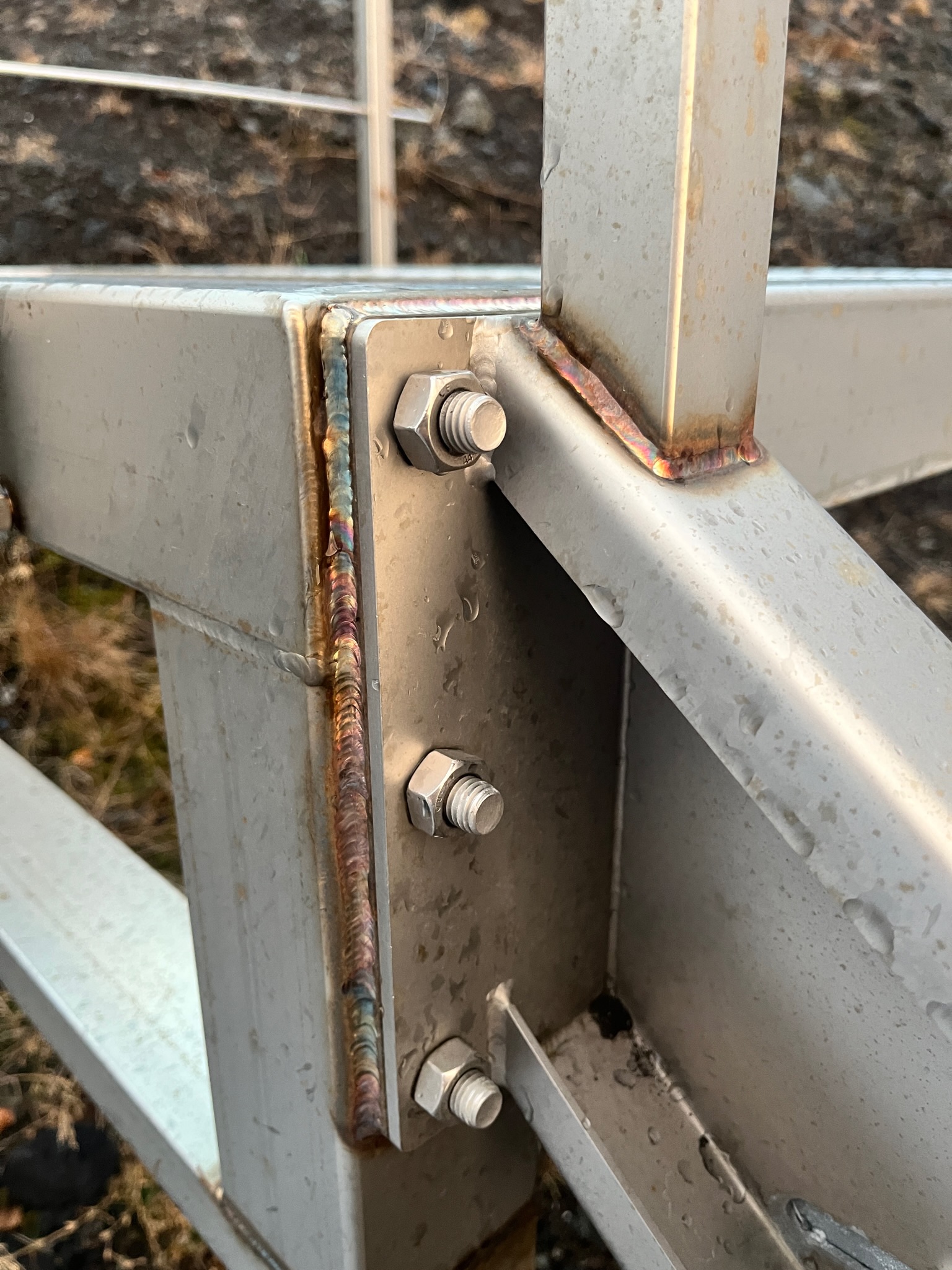 SELT / SOLD - Stáltröppur - neyðarstigi - járnstigi - 17 tröppur 8