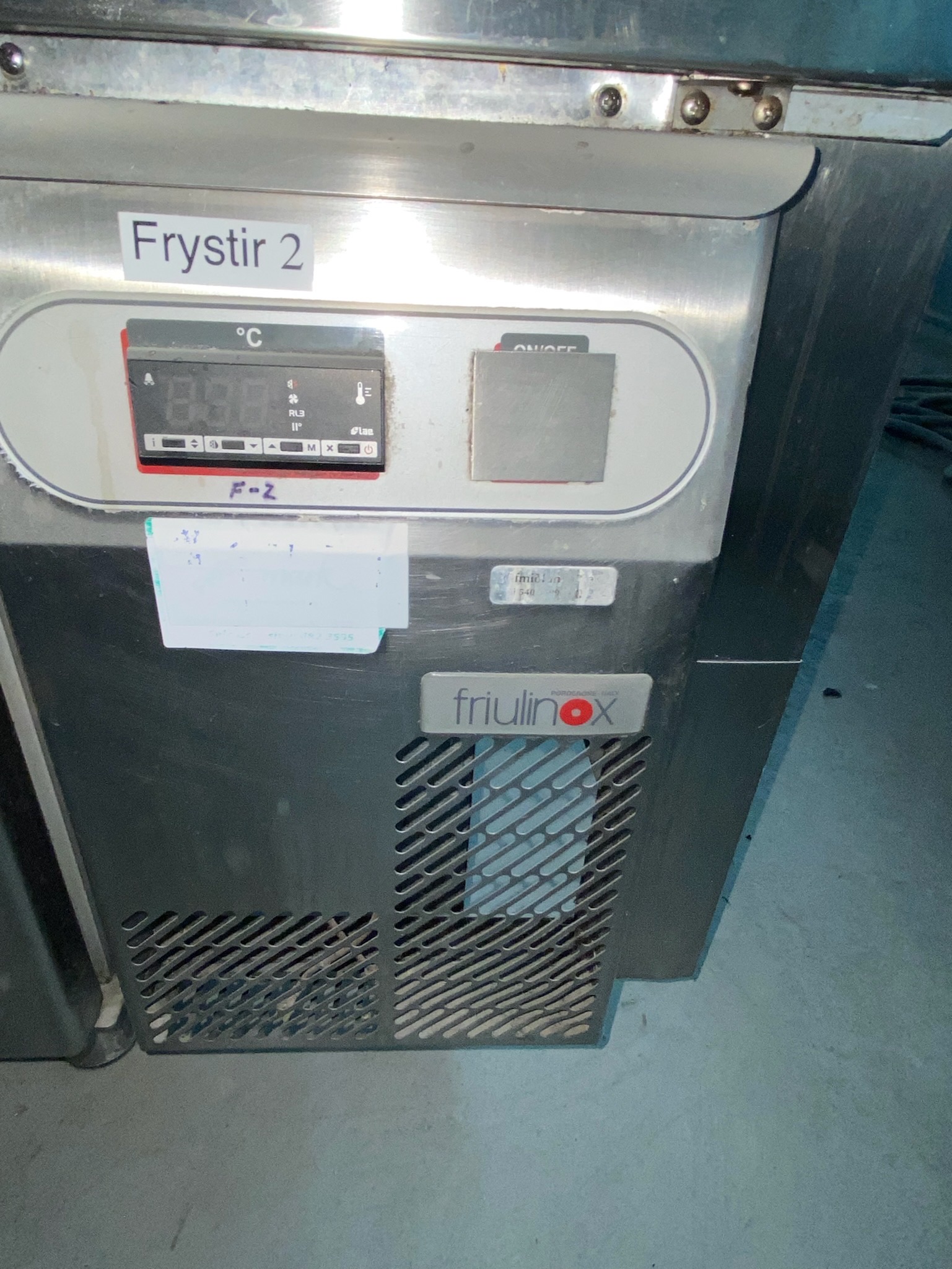 SELT / SOLD Friulinox frystir - 120 sm. 6