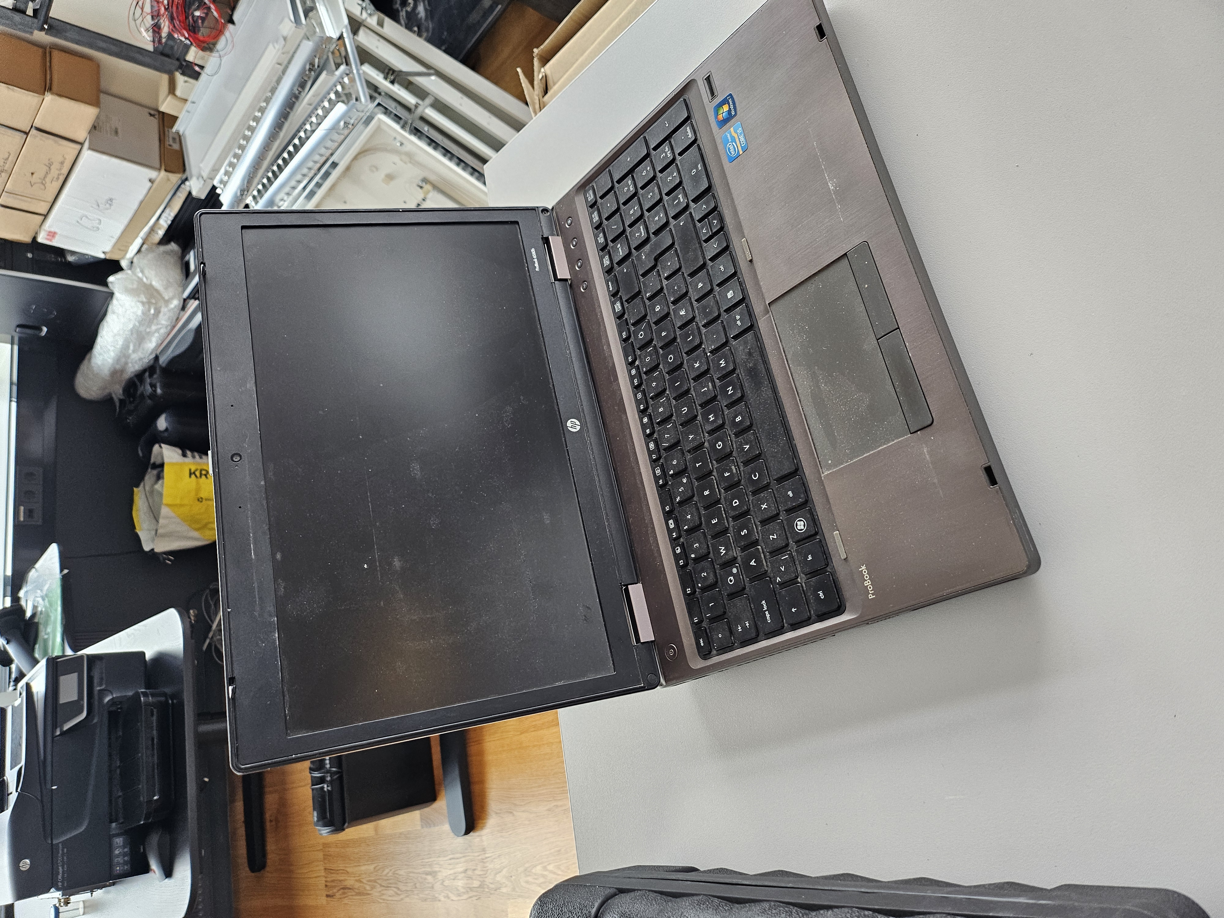 SELT / SOLD HP Probook 65606 fyrirtækja fartölva, (2 stk).