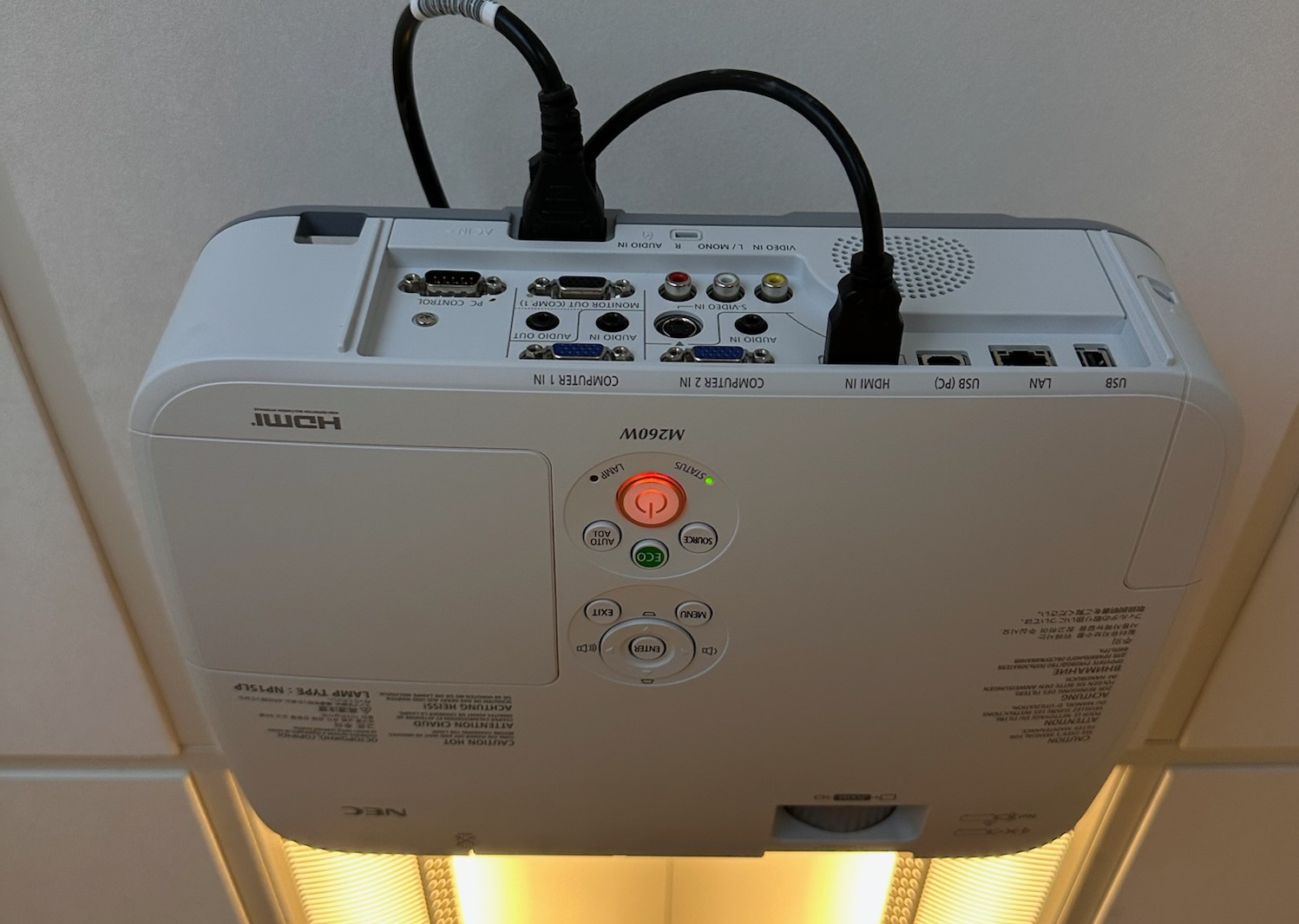 SELT / SOLD NEC M260W skjávarpi 6