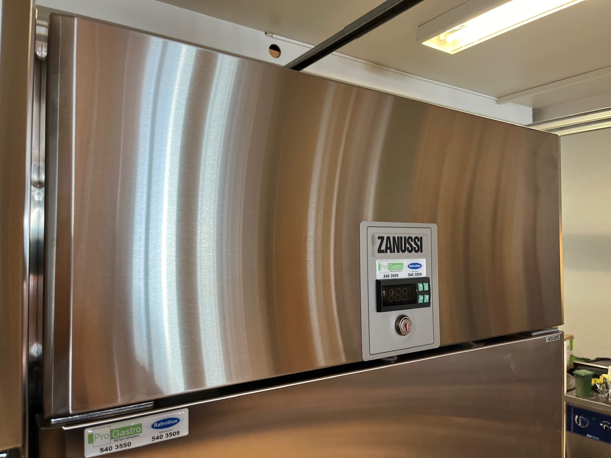 SELT / SOLD Zanussi frystiskápur, 670L, H206 x D83 x B71 sm. 3