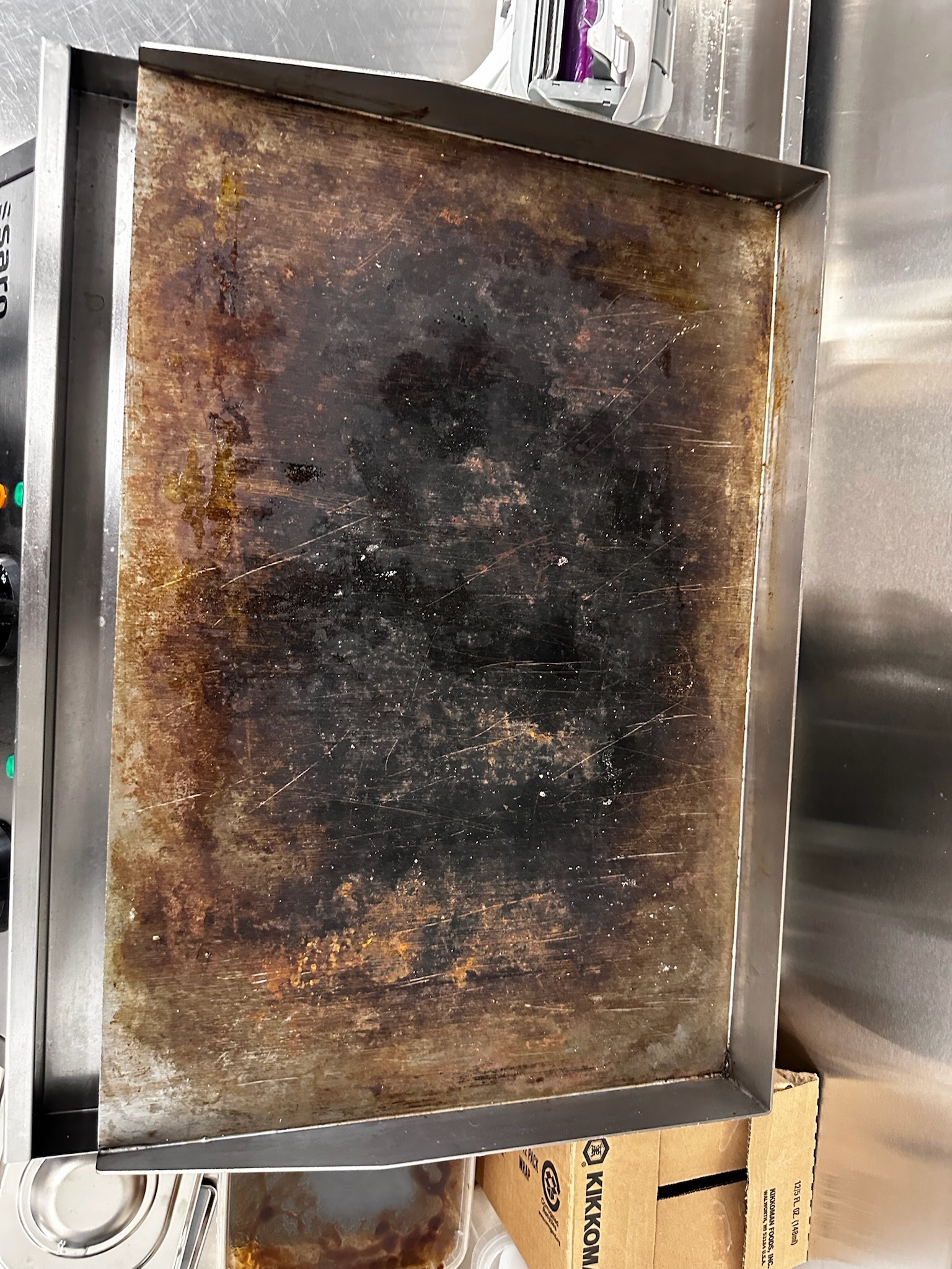 SELT / SOLD Saro grillpanna Fry top 610, B60 x D50 x H22 sm. 5