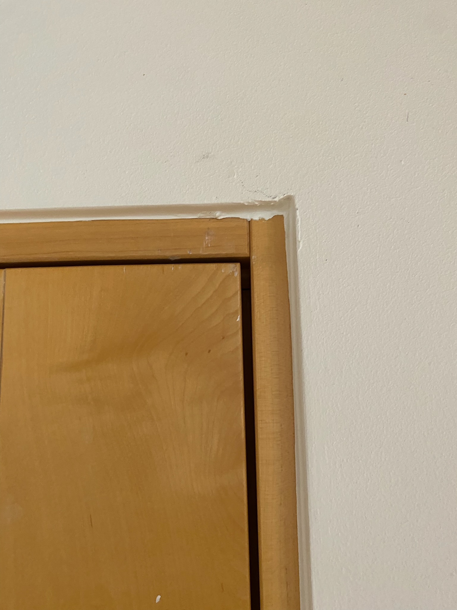 SELT / SOLD Tvöföld viðarhurð með gleri og læsingu og pumpu, H206 x B150 sm. 8