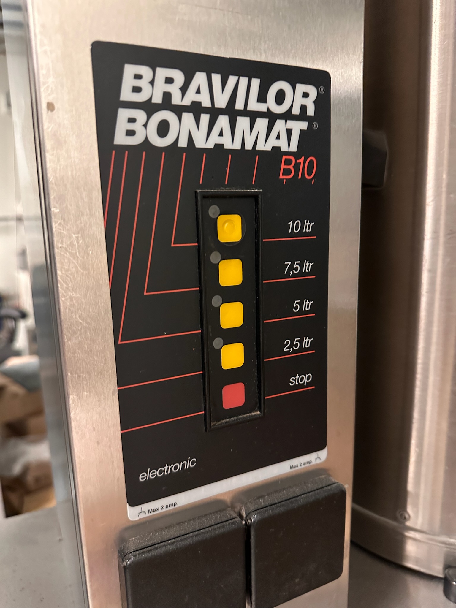 SELT / SOLD Bravilor Bonamat B10 kaffivél 3