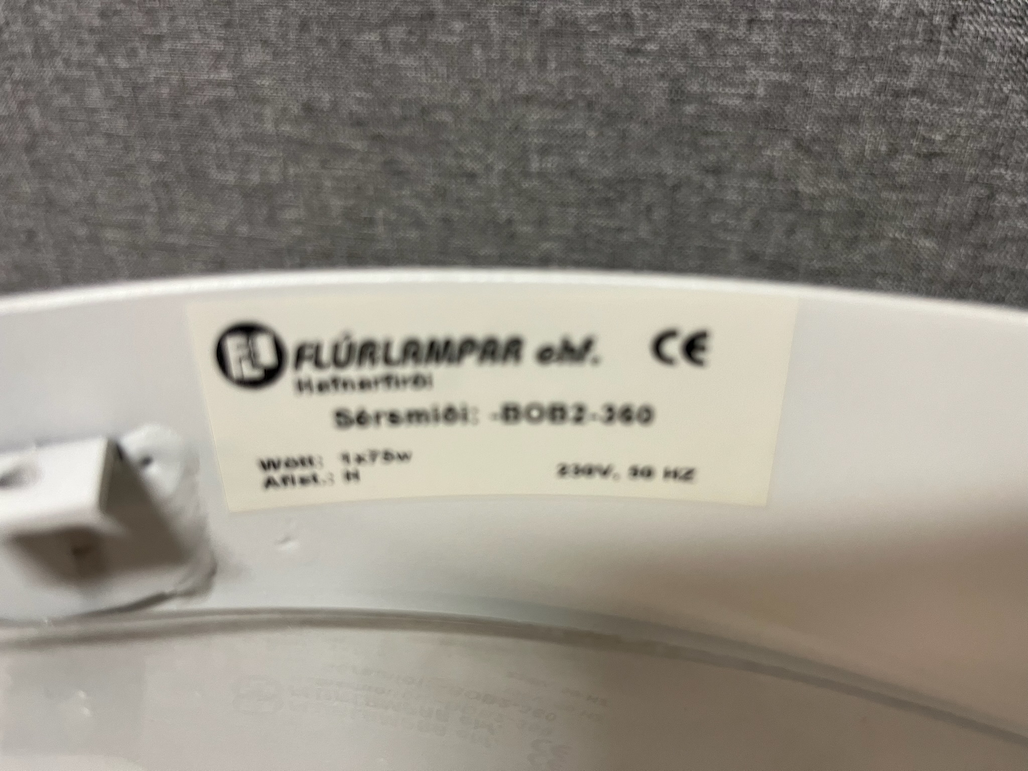 SELT / SOLD Loftljós frá Flúorlömpum, sérsmíði 5