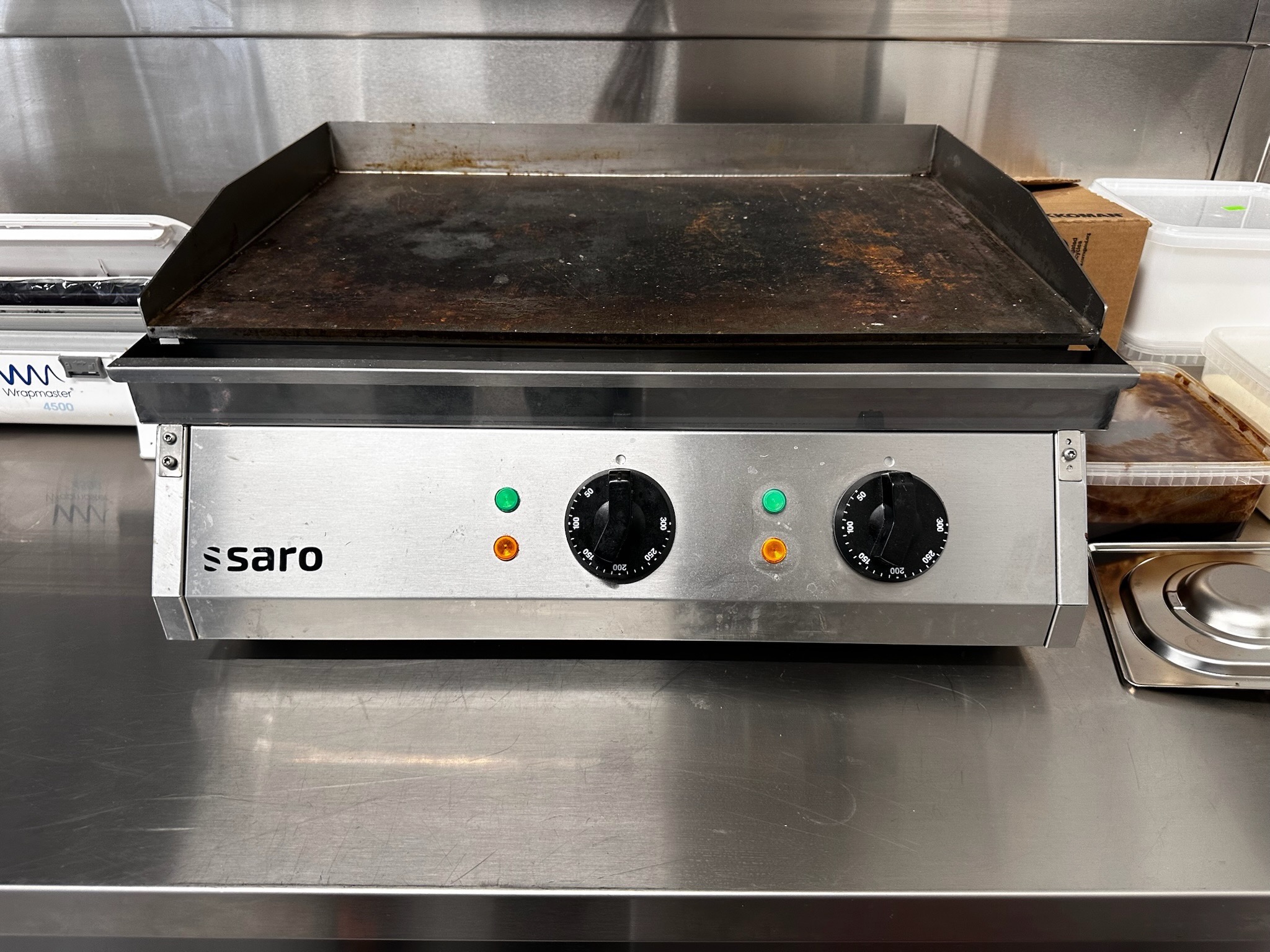 SELT / SOLD Saro grillpanna Fry top 610, B60 x D50 x H22 sm. 2