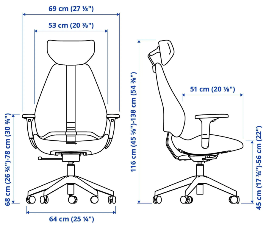 SELT / SOLD IKEA leikjastóll 9