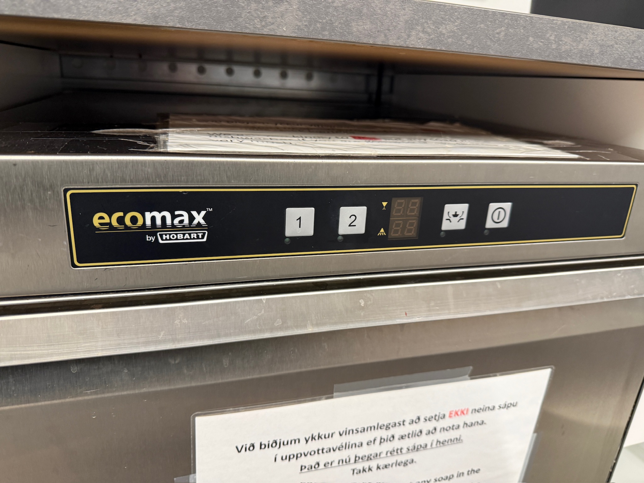 SELT / SOLD Hobart EcoMax undirborðsvél frá BVT 3