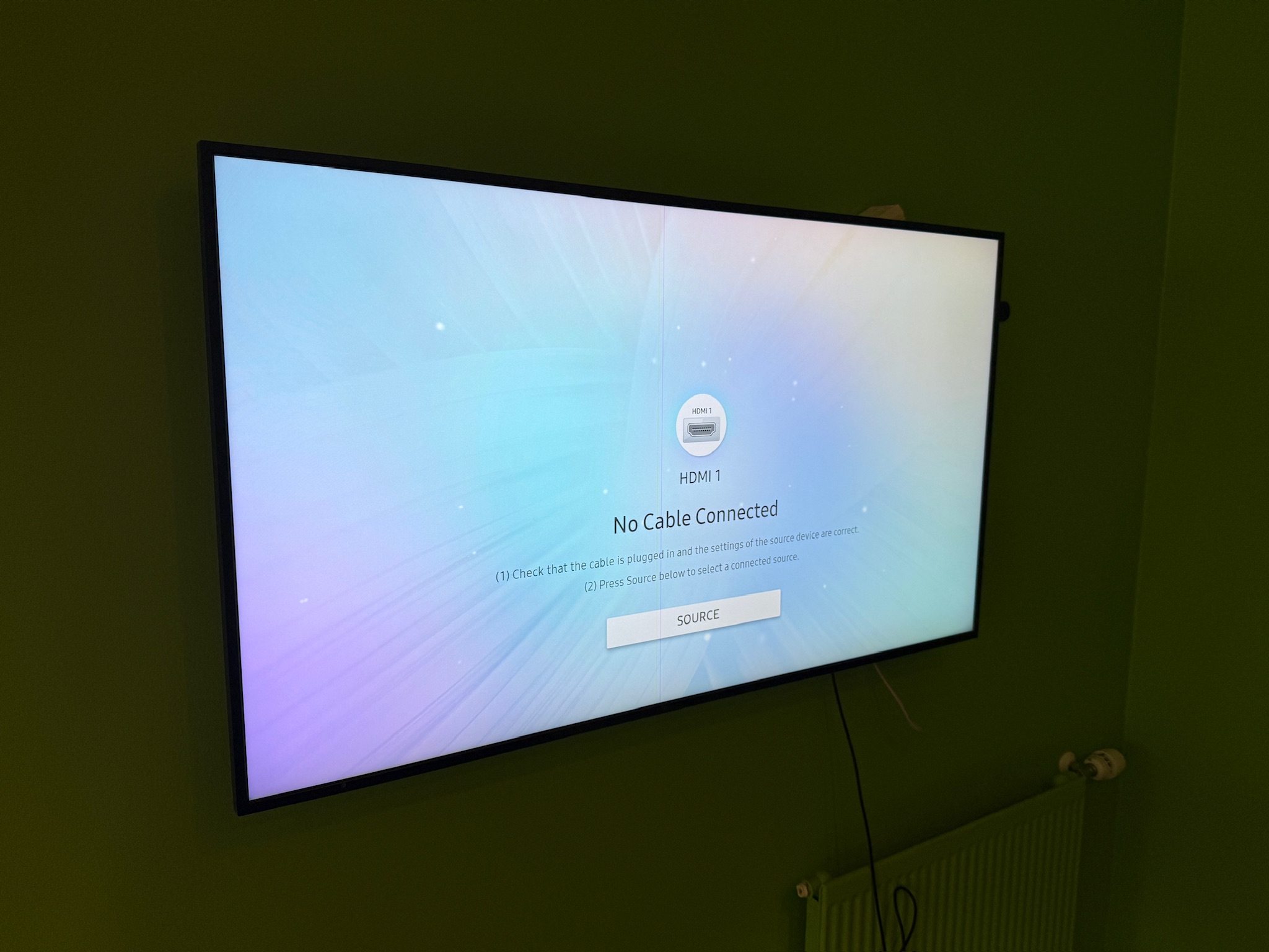 SELT / SOLD Samsung upplýsingaskjár með veggfestingu, 4K, 50'', 24/7 - PLAY
