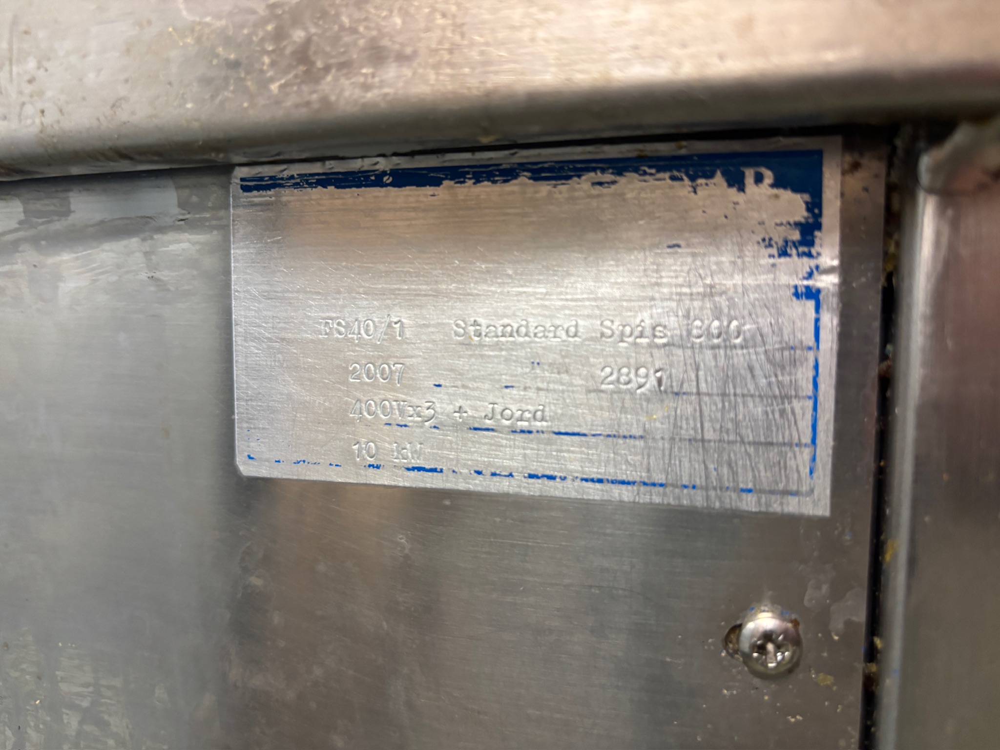 SELT / SOLD Fribergs flatpanna frá Fastus, B80xD70xH88sm. 6