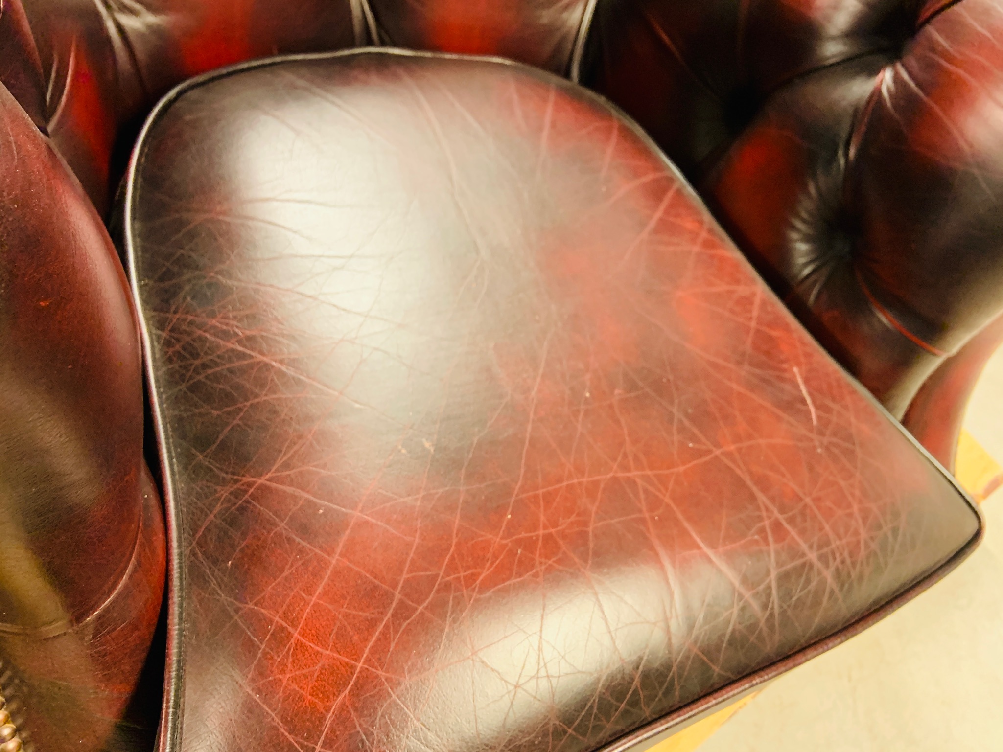 SELT / SOLD-Chesterfield sófasett 3+1+1 13