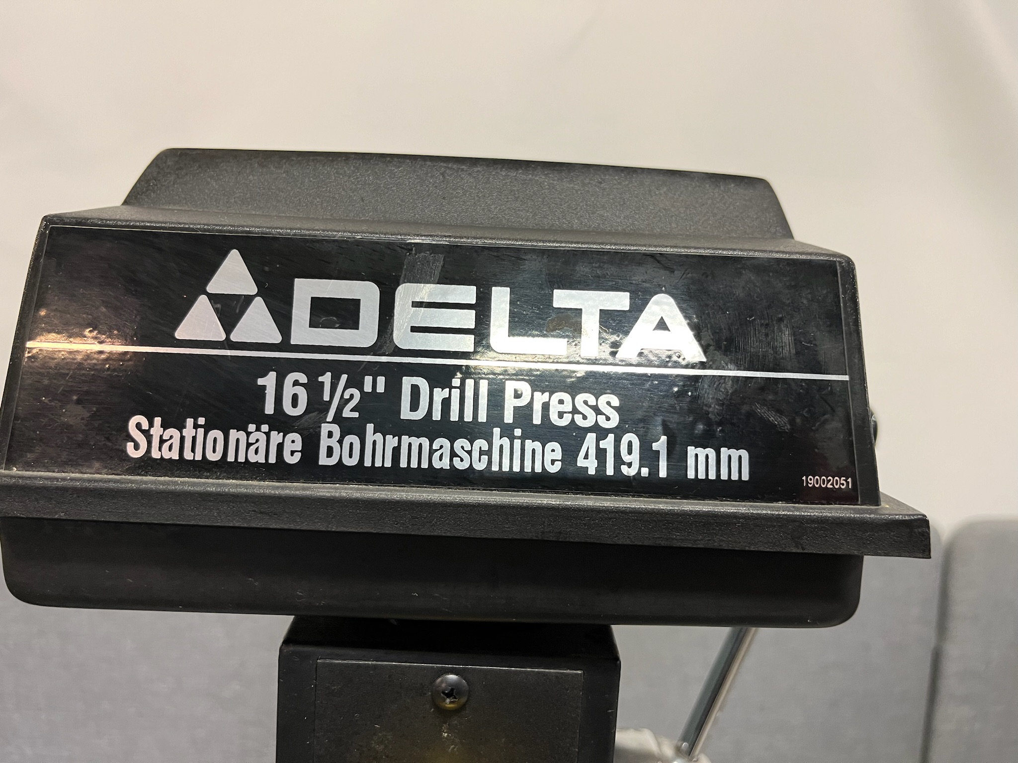 SELT / SOLD Delta standborvél, H165sm. 5