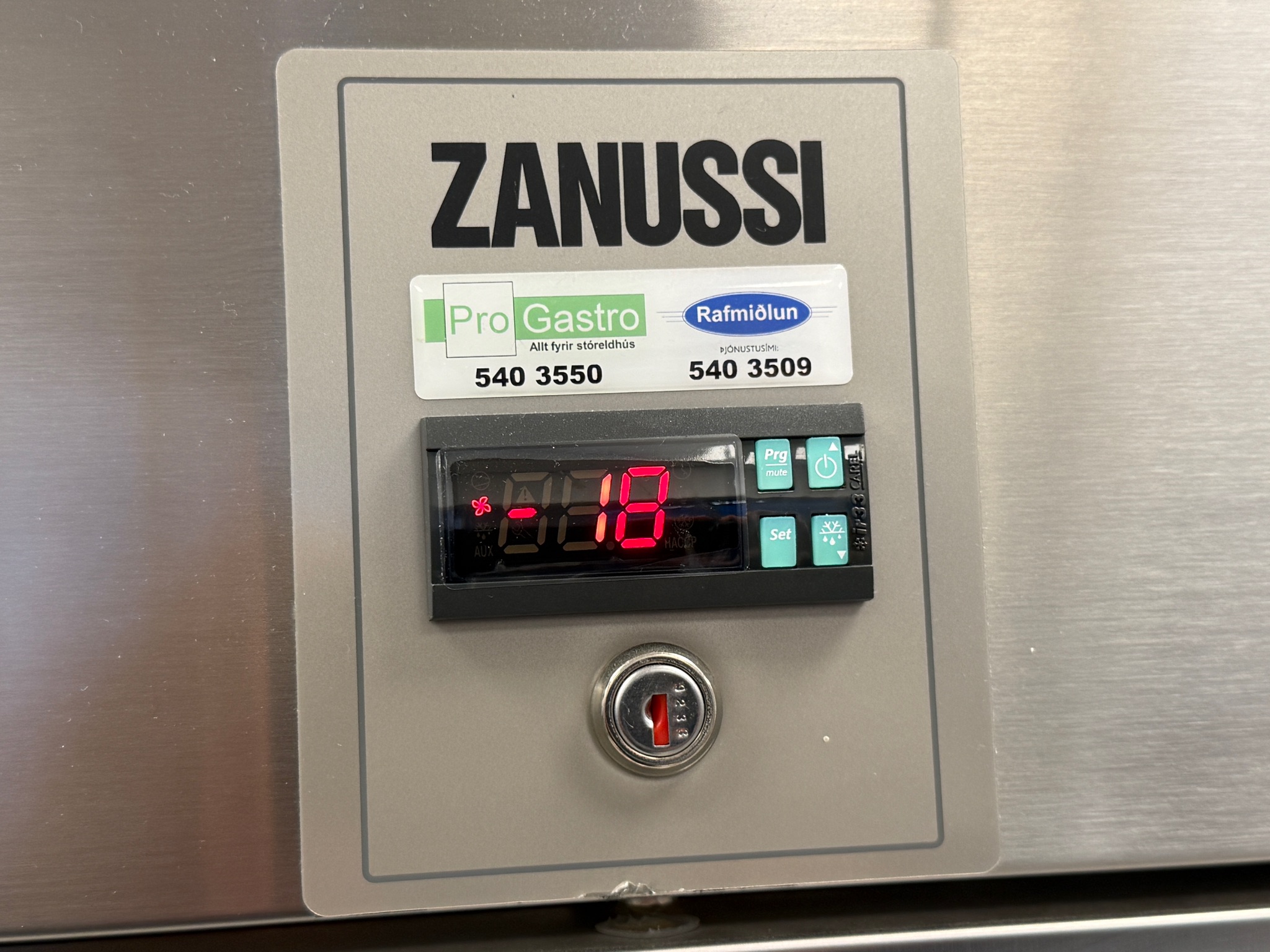 SELT / SOLD Zanussi frystiskápur, 670L, H206 x D83 x B71 sm. 9