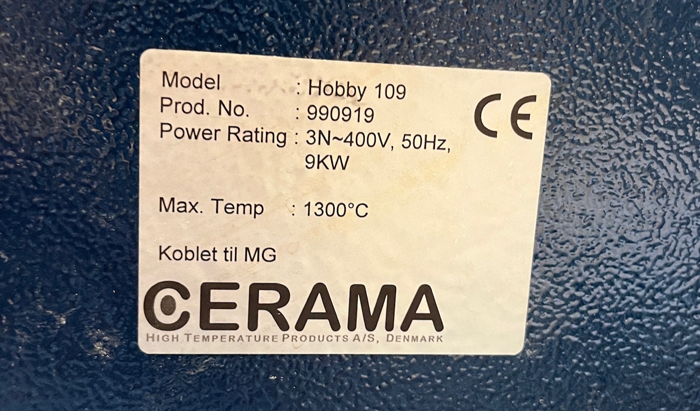 SELT / SOLD - Cerama brennsluofn - leirofn - glerofn 8