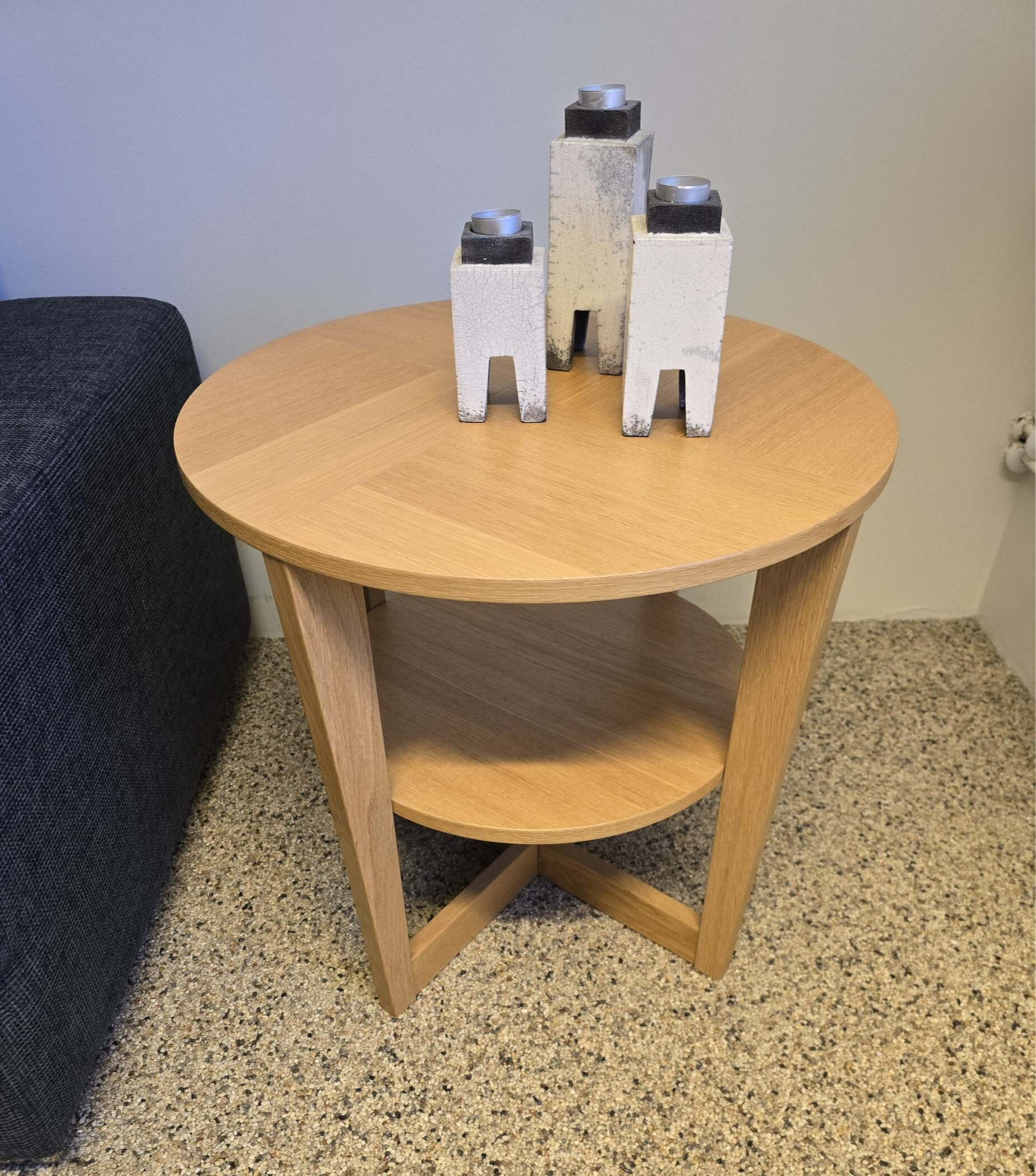 SELT / SOLD Vejmon hliðarborð frá IKEA, Ø60 x H60 sm.