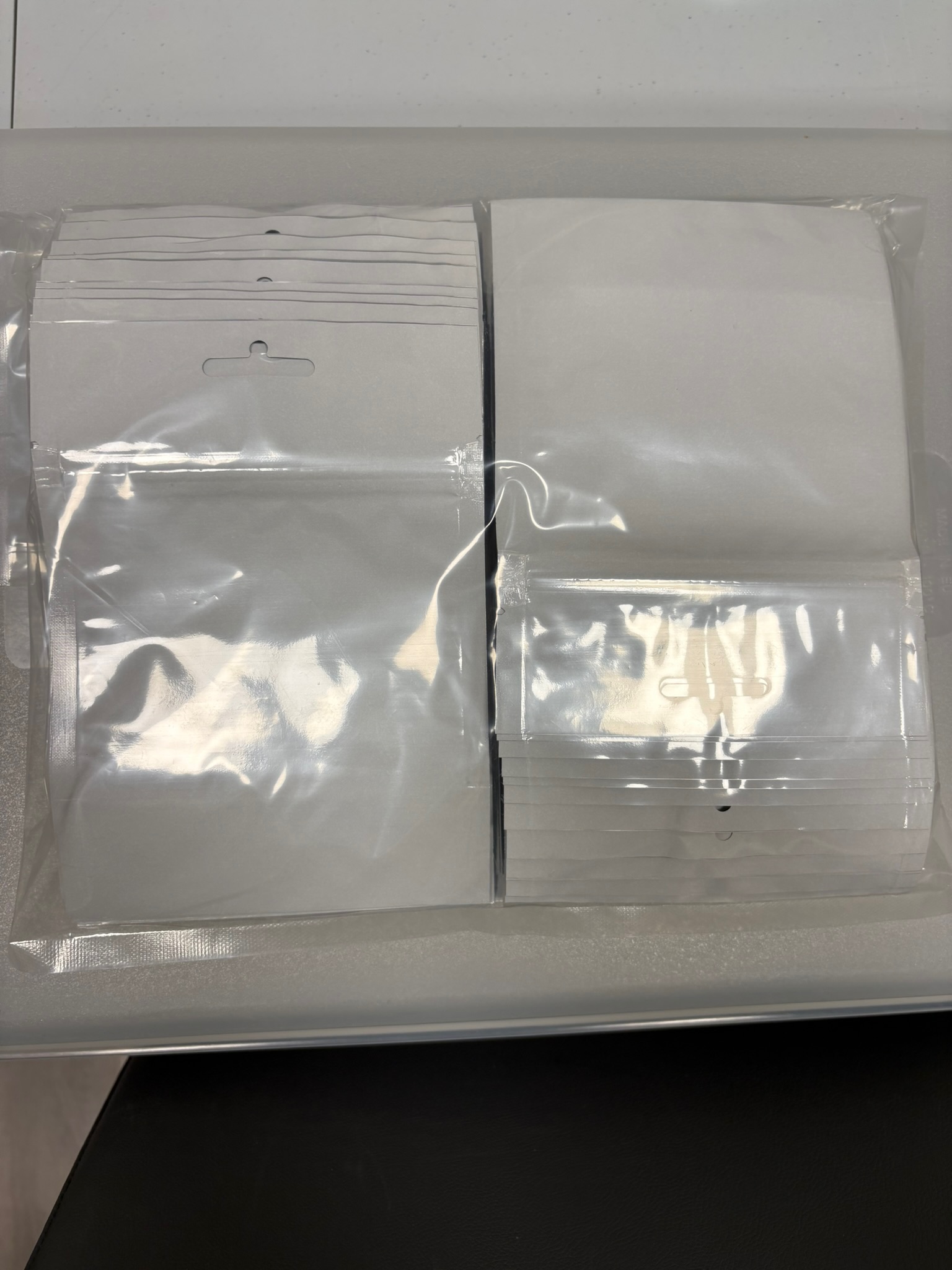 Hvítir zip-lock plastpokar - 2.000 stk. 4