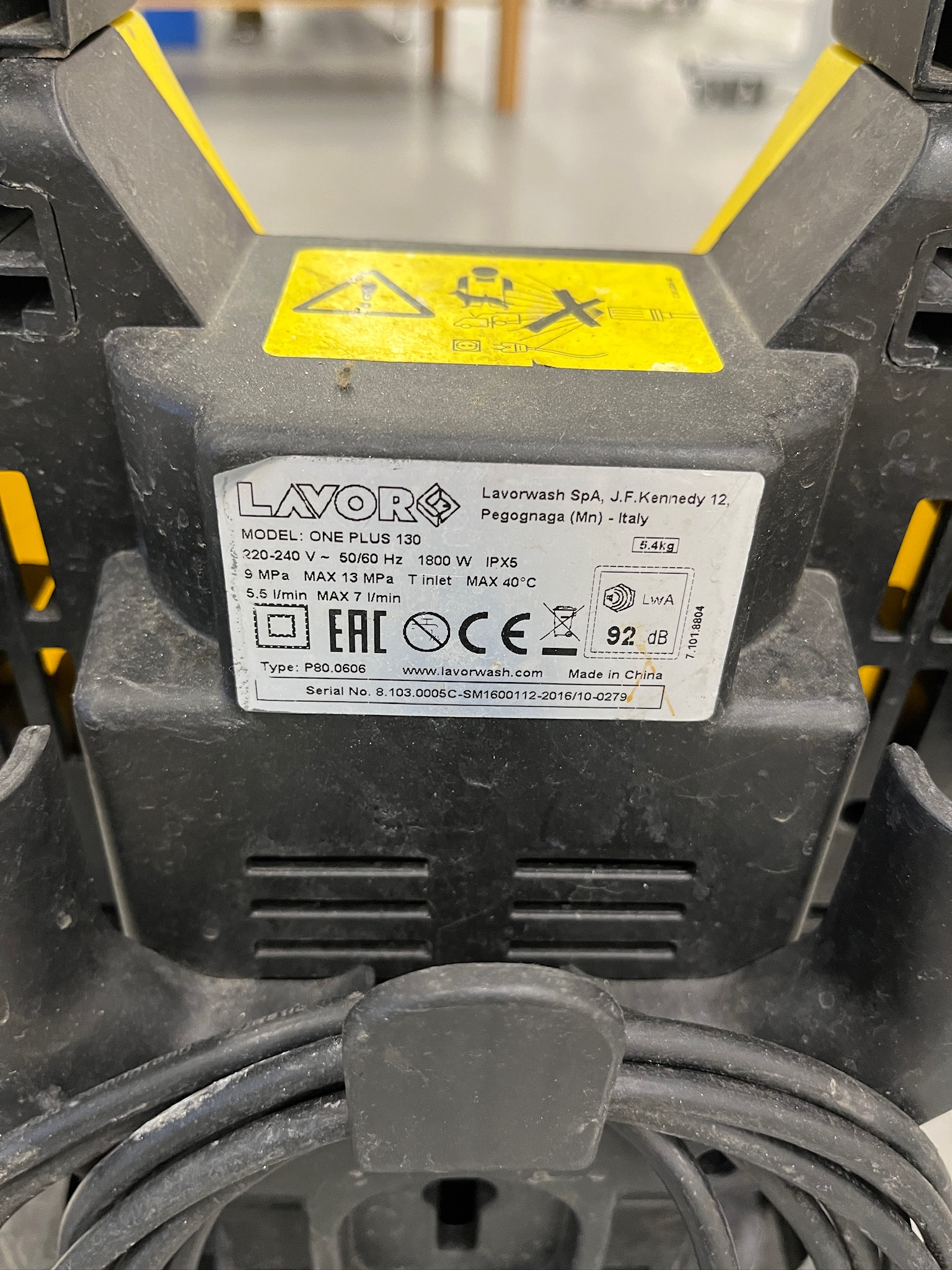 SELT / SOLD Lavor háþrýstidæla 5