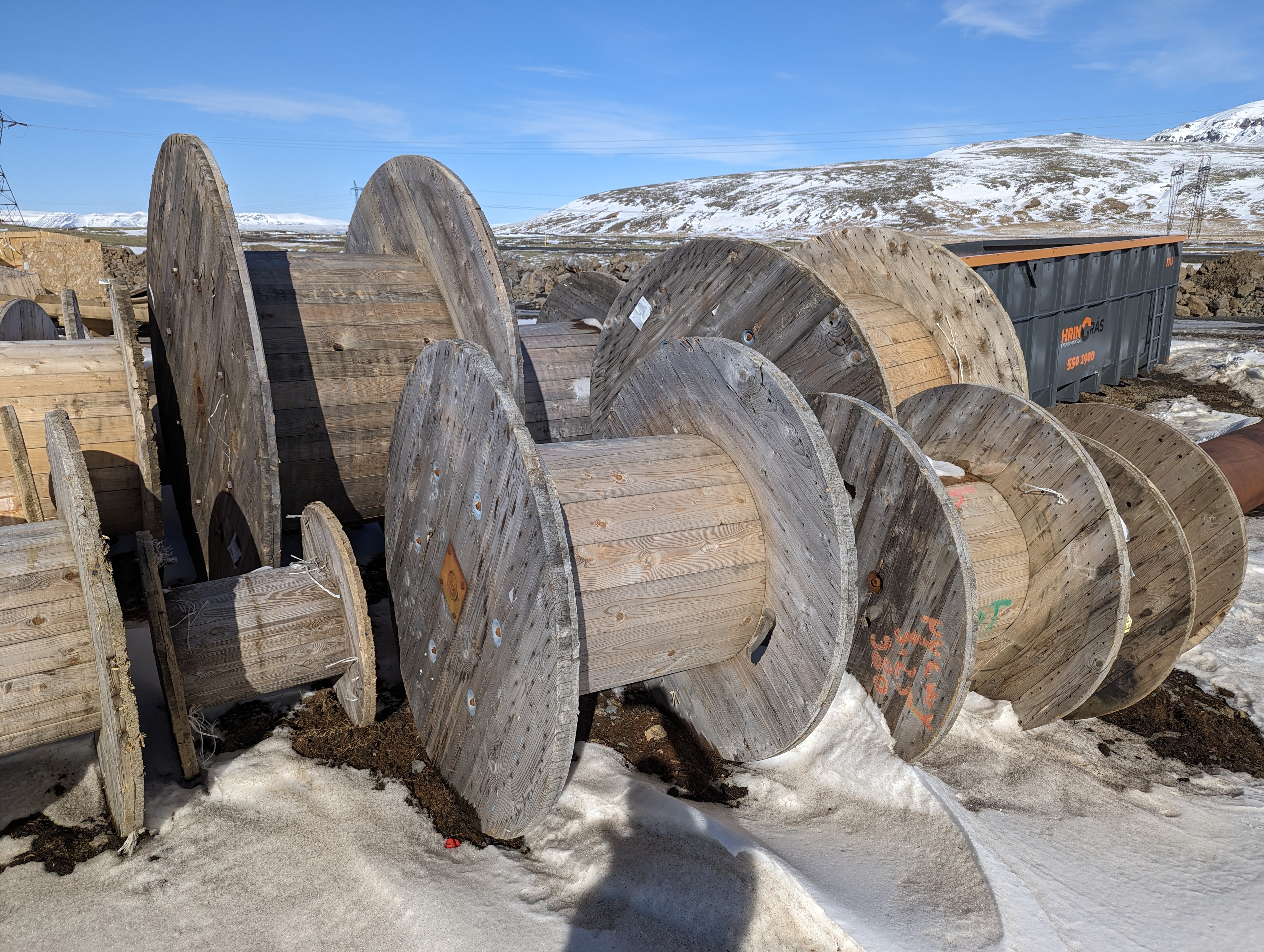 SELT / SOLD - Timburtromlur - timburkefli 80 til 240 sm. 12