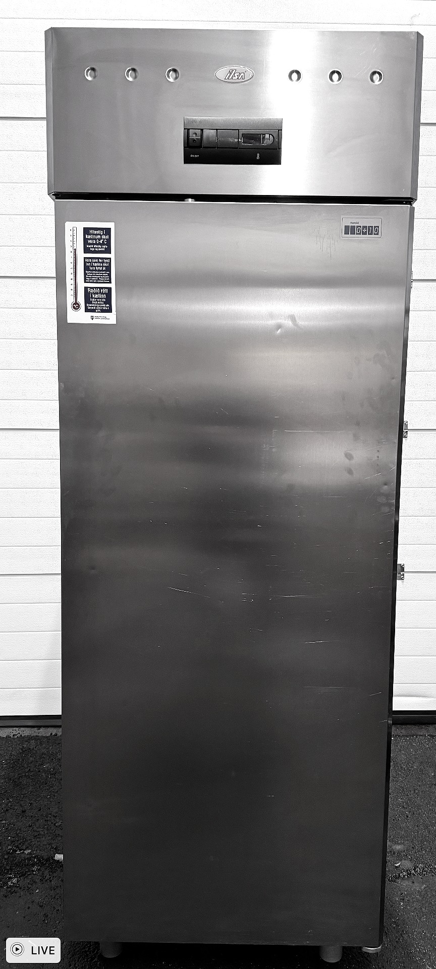 SELT / SOLD Ilsa 700 Harmony kæliskápur 7